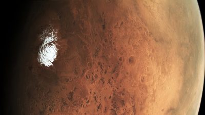 3840x2160 Mars NASA 火星发现冰层