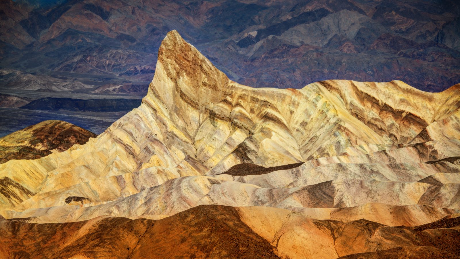 3840×2160 美国死亡谷(U.S Death Valley)是莫哈韦沙漠与科罗拉多沙漠生物圈保护区