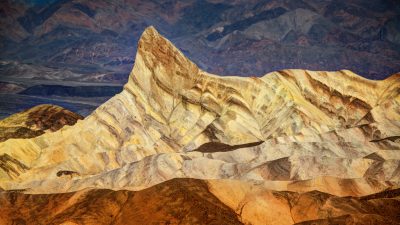 3840x2160 美国死亡谷(U.S Death Valley)是莫哈韦沙漠与科罗拉多沙漠生物圈保护区