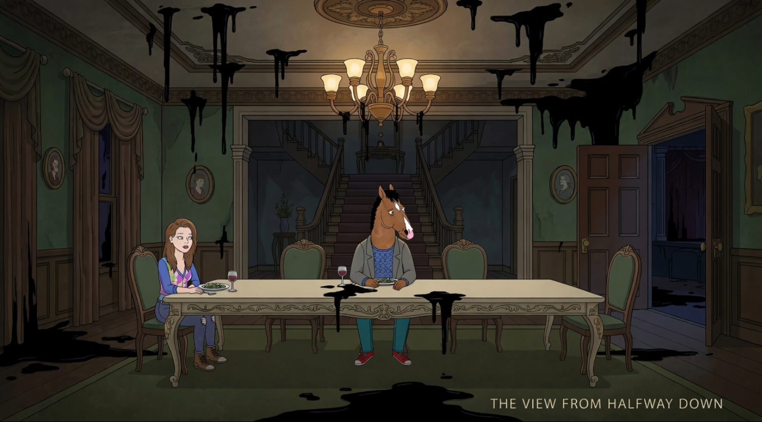 21dpkg 1483×821 Bojack (Bojack Horseman) Bojack Horseman sad death text
