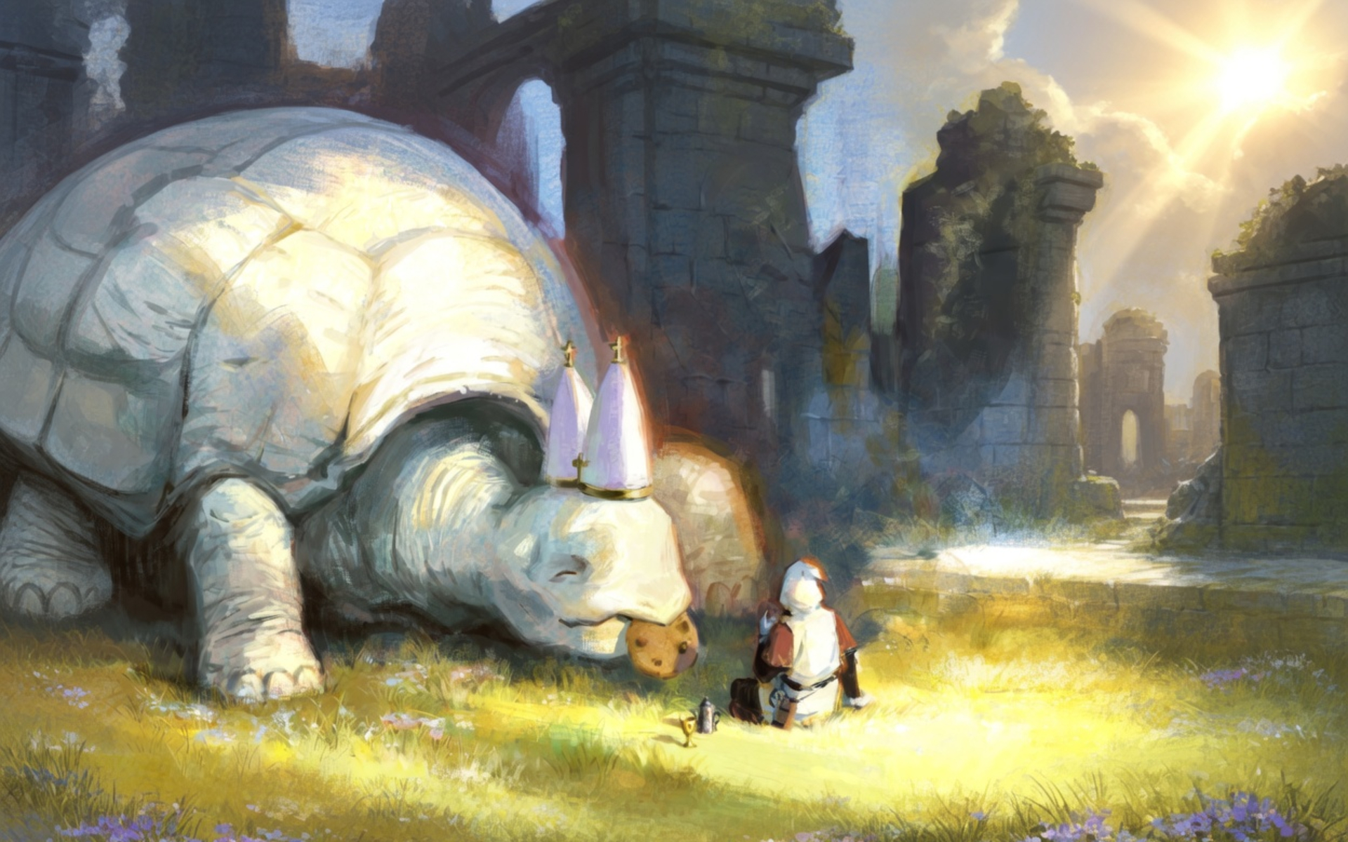 8gk271 1920×1200 Elden Ring Dark Souls love peace turtle