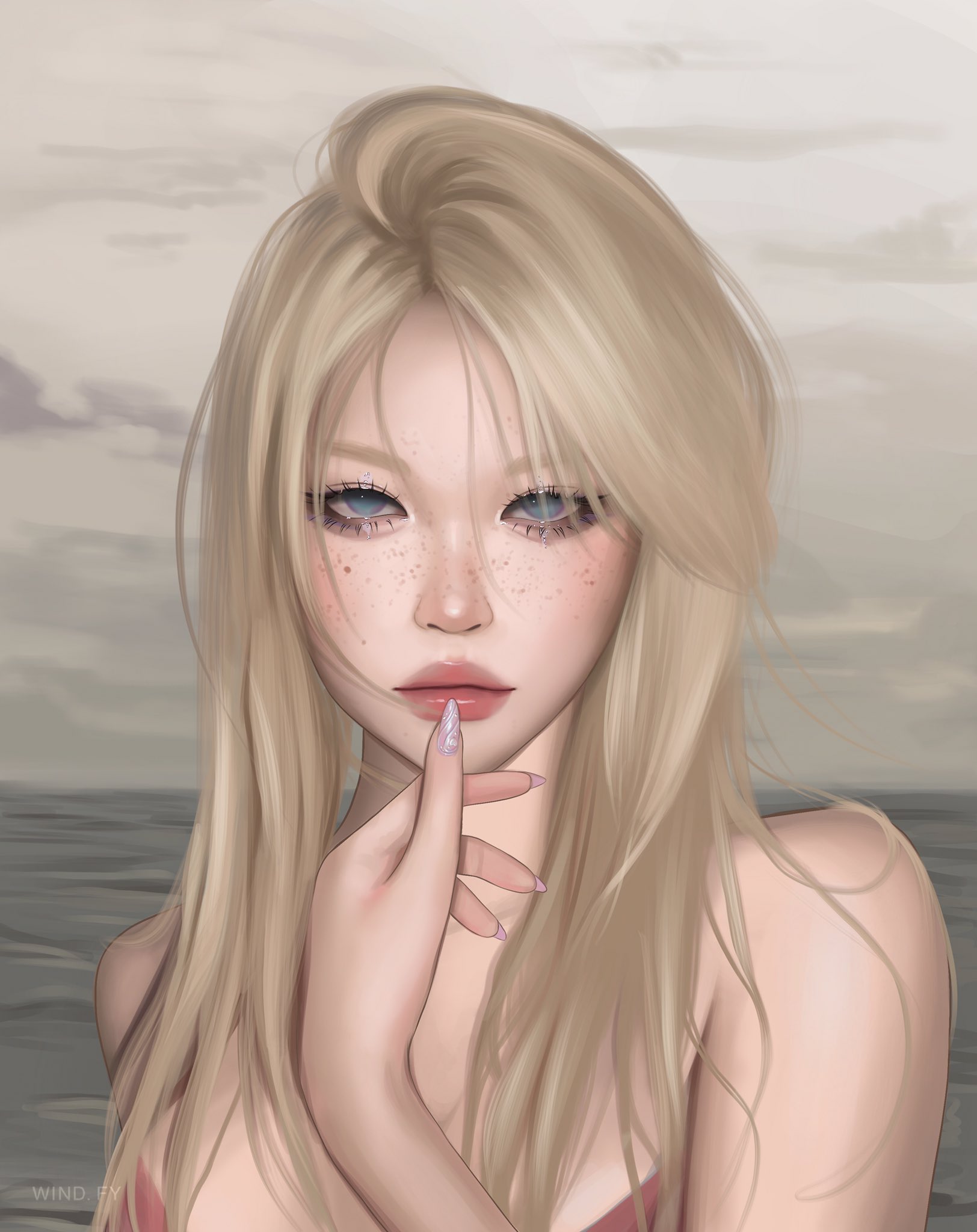 w562z7 1624×2048 digital art artwork illustration digital painting women