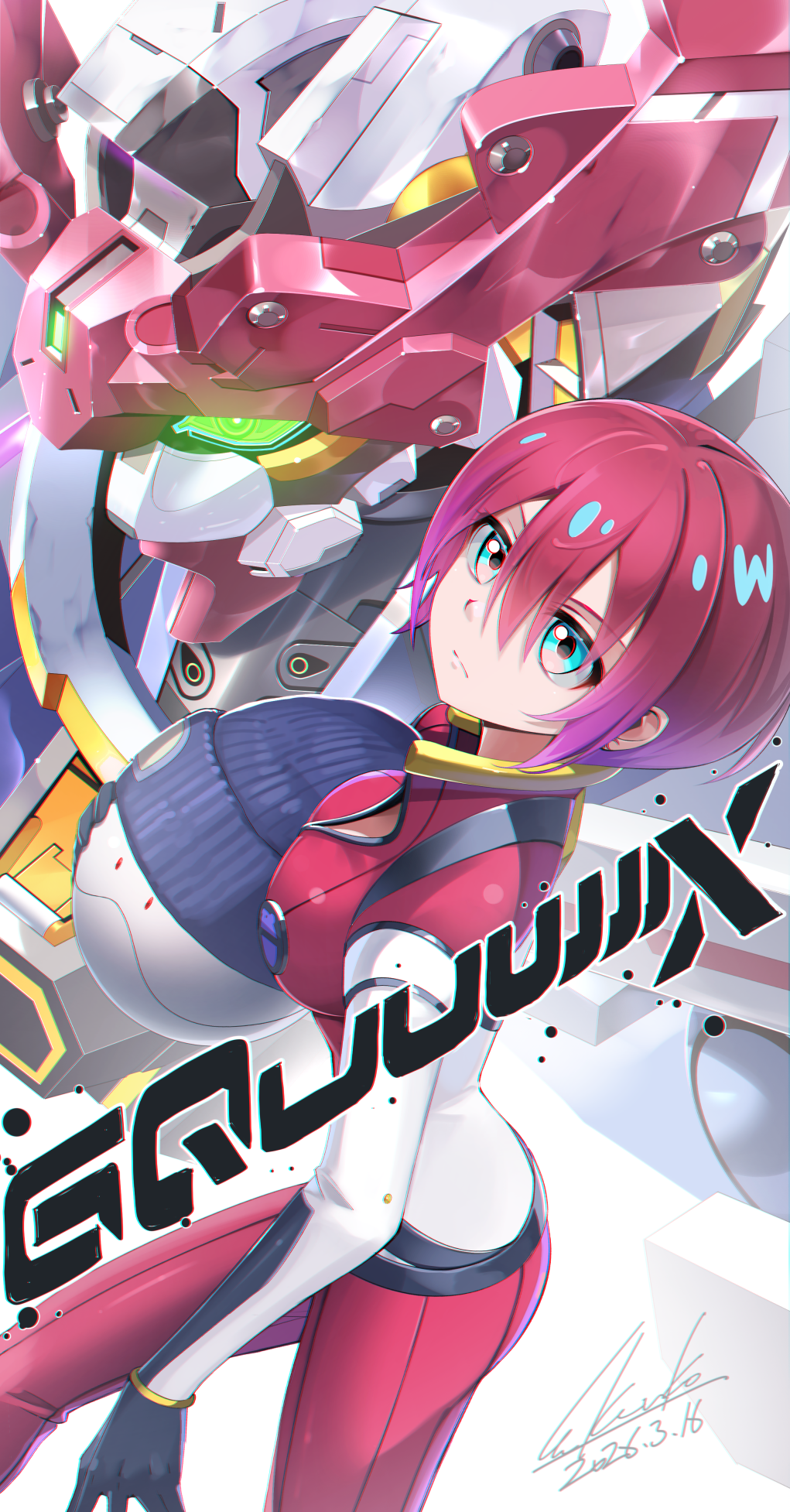 vpowe5 1021×1954 Mobile Suit Gundam Mobile Suit Gundam GQuuuuuuX Amate Yuzuriha mechs redhead