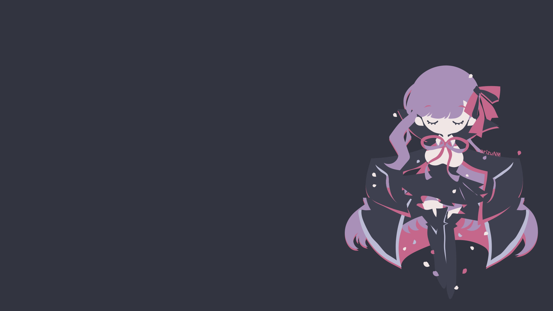 21dr39 1920×1080 BB (Fate/Extra CCC) Fate series Fate/Extra purple simple background