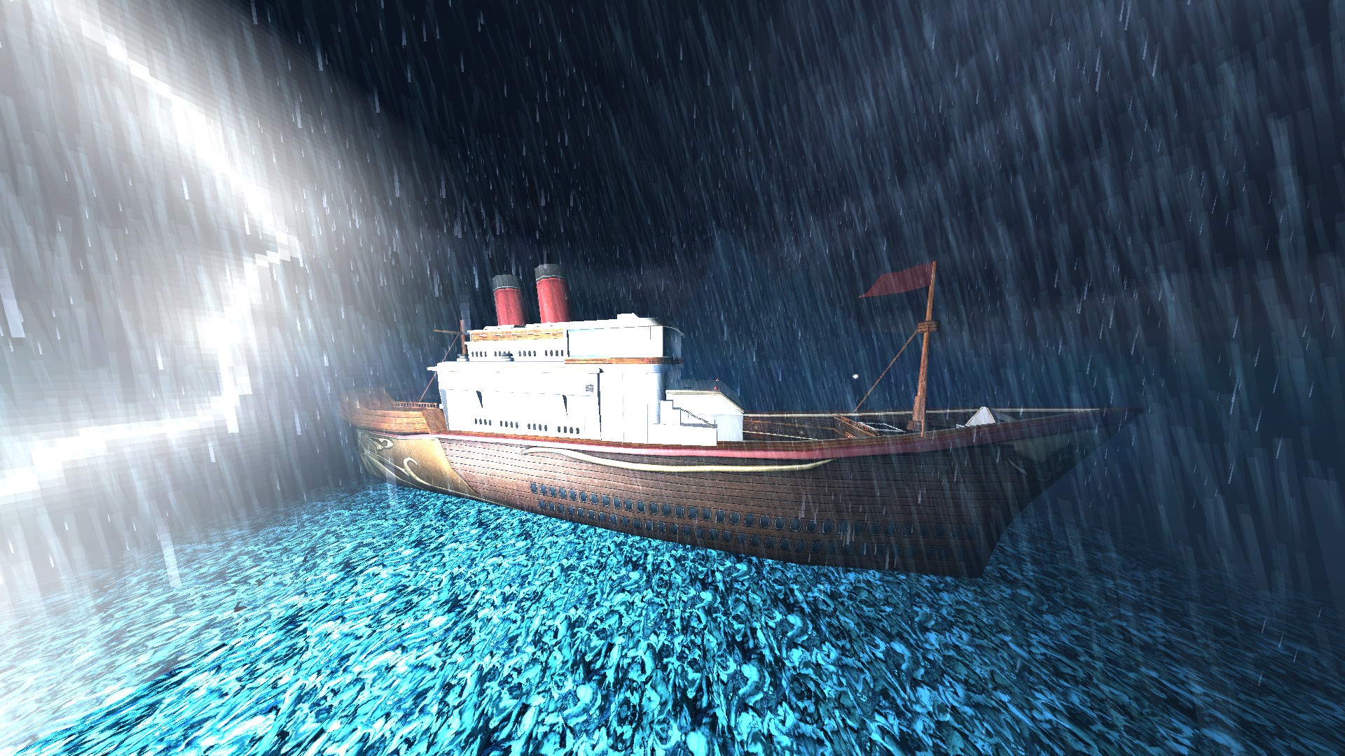 k81p3q 1920×1080 ULTRAKILL video games video game art screen shot boat