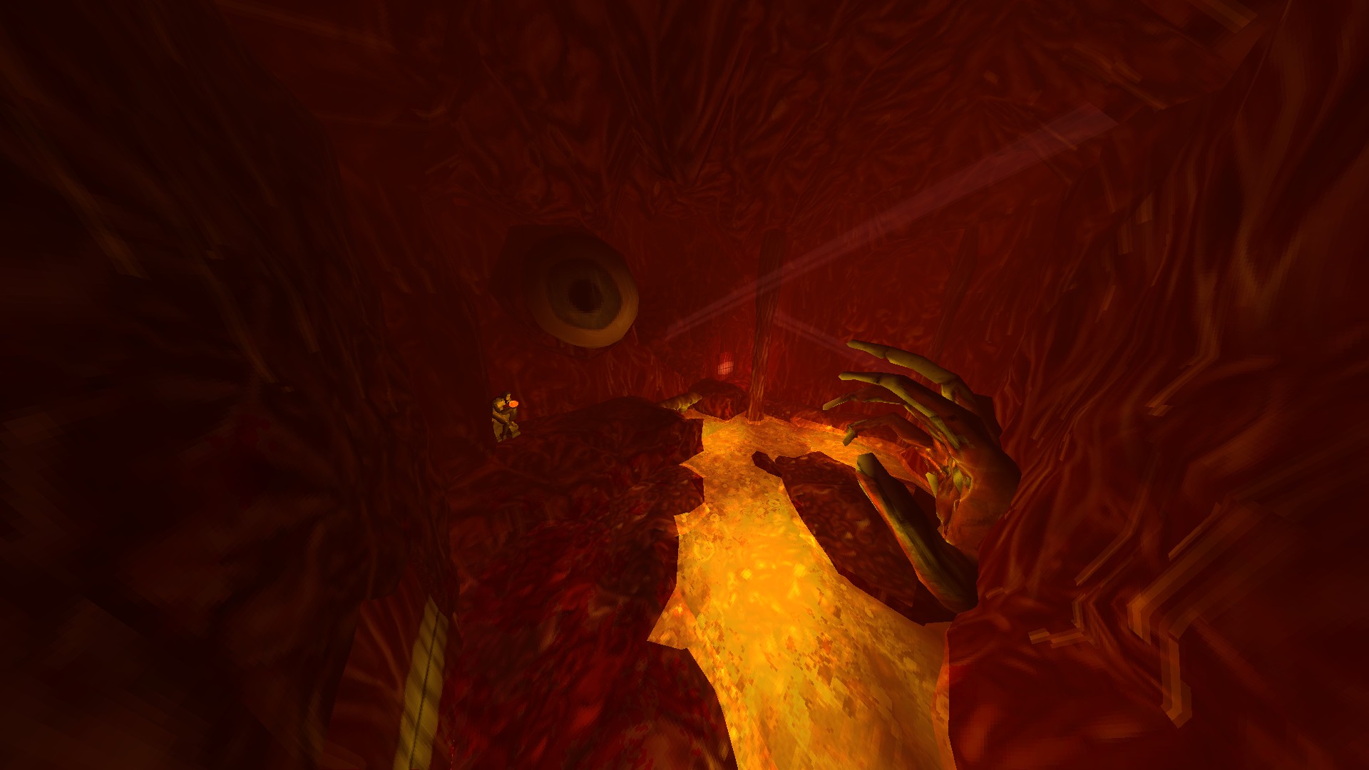 gwqozq 1920×1080 ULTRAKILL video games video game art screen shot lava