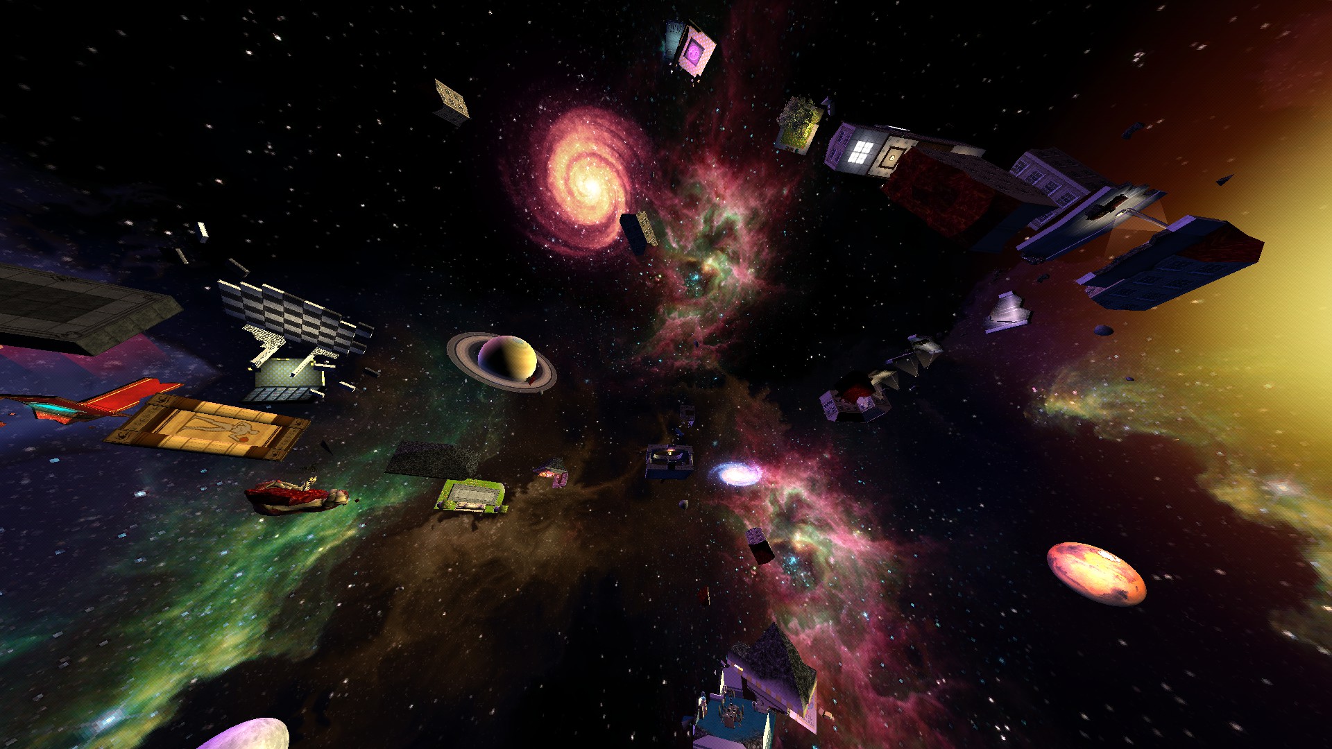 pow6rm 1920×1080 ULTRAKILL video games video game art screen shot space