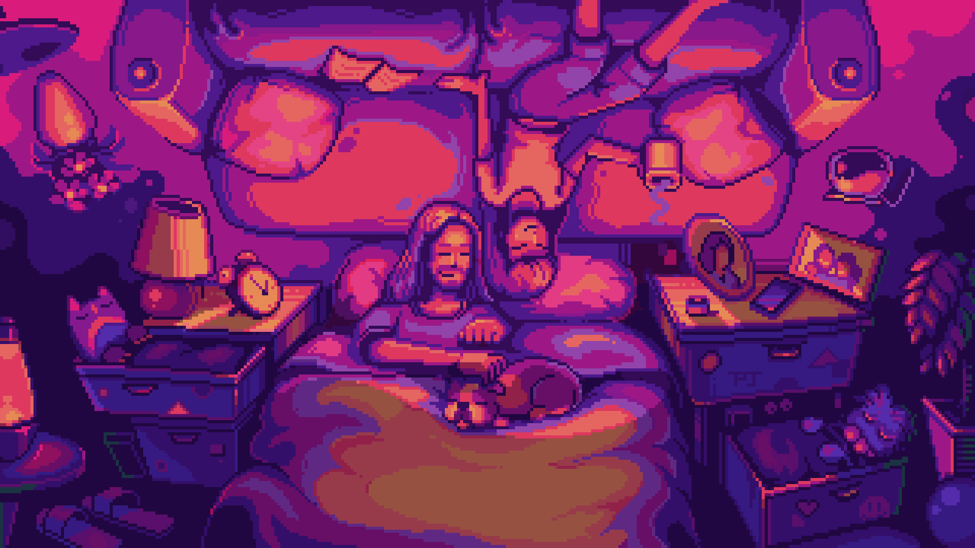 e89dqo 1920×1080 Pixel Jeff DeviantArt low light closed eyes closed mouth