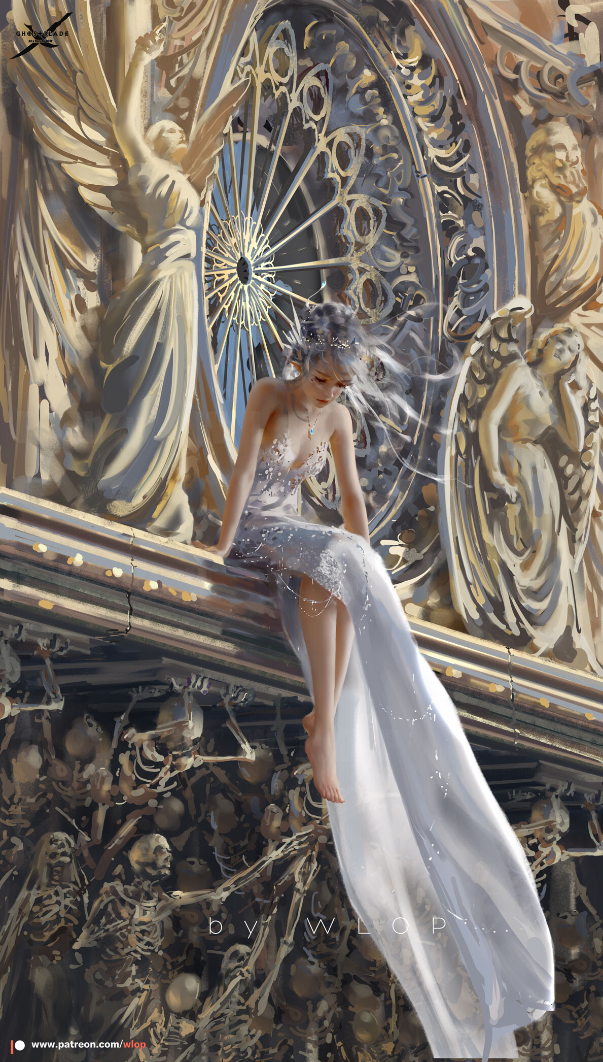 anime je1665 1189×2092 WLOP women digital art illustration artwork