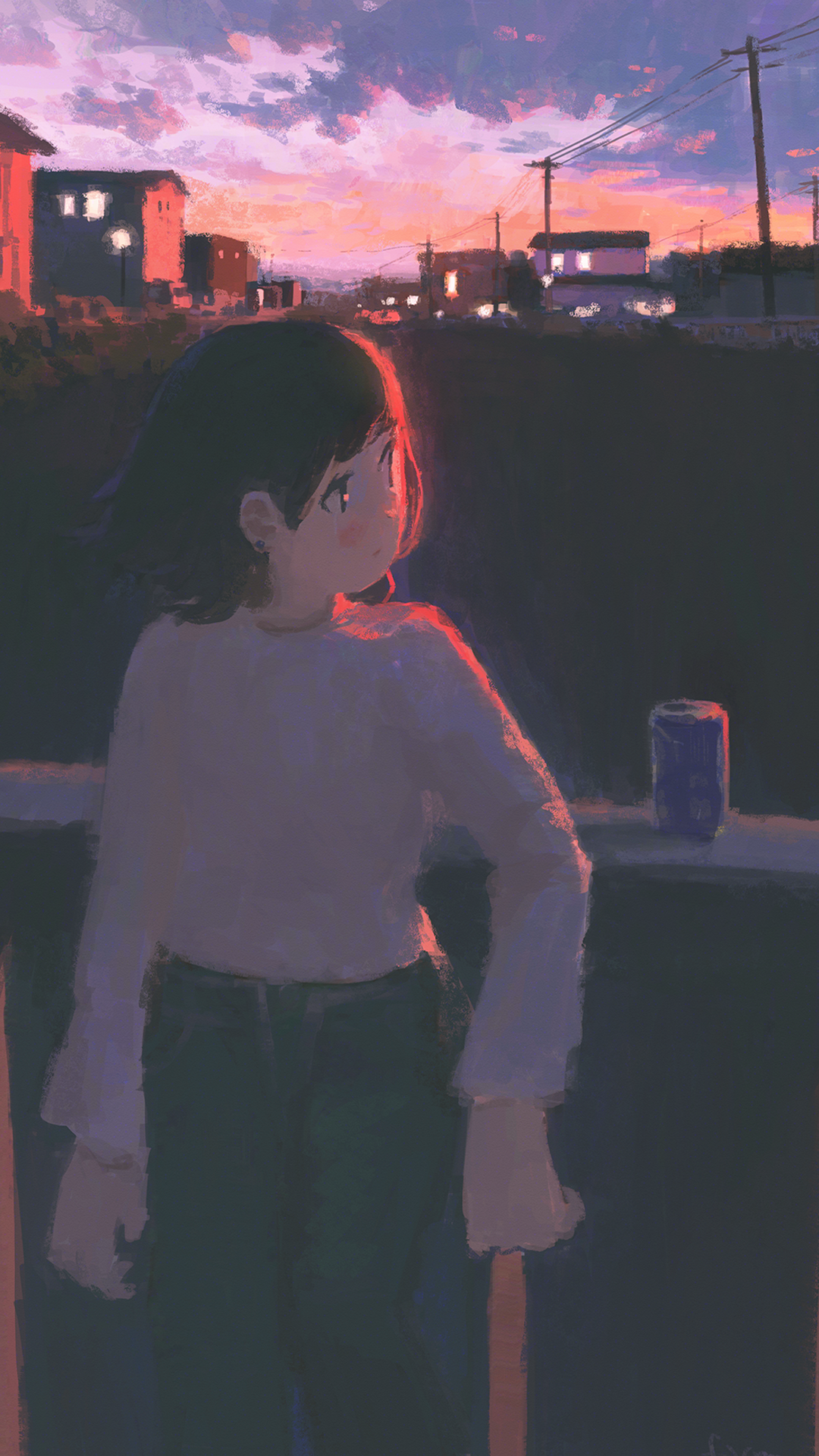 anime lykm8y 1080×1920 fjsmu women outdoors can Japan evening