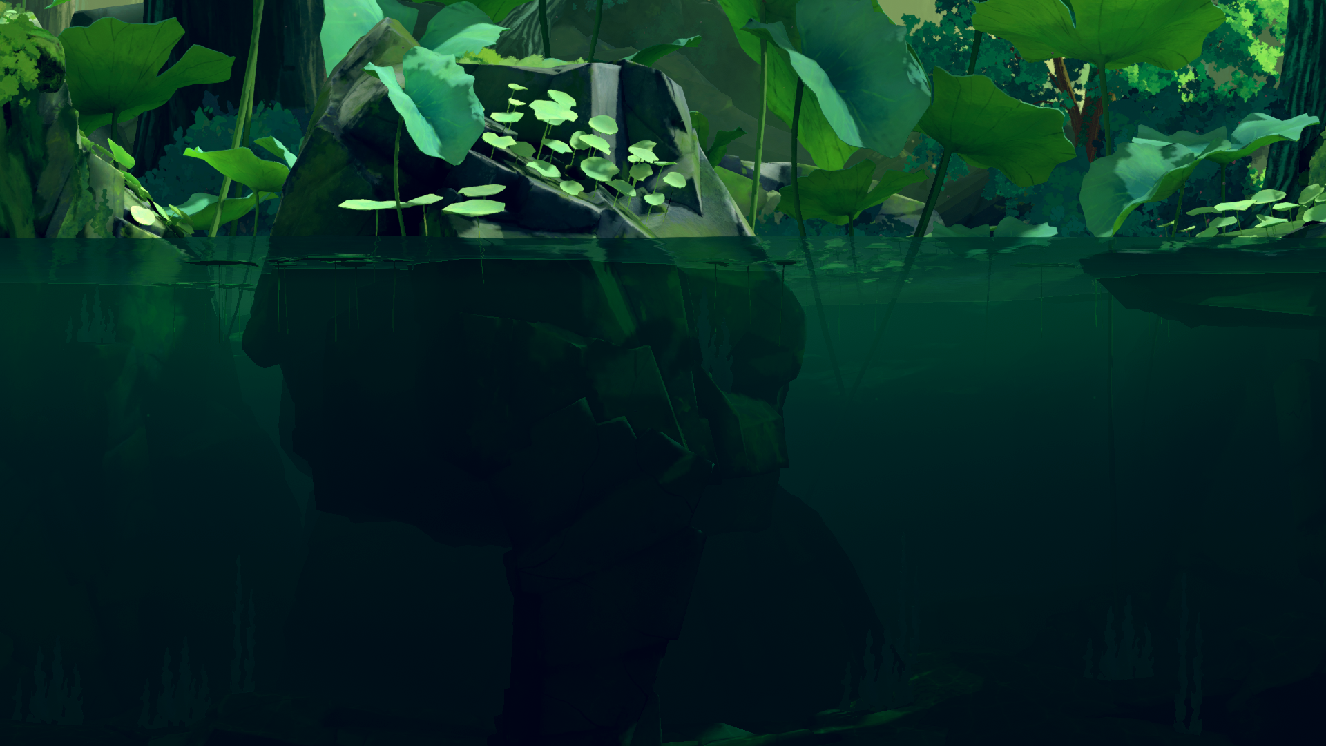 general 7jw3xv 1920×1080 Planet of Lana II screen shot underwater green water