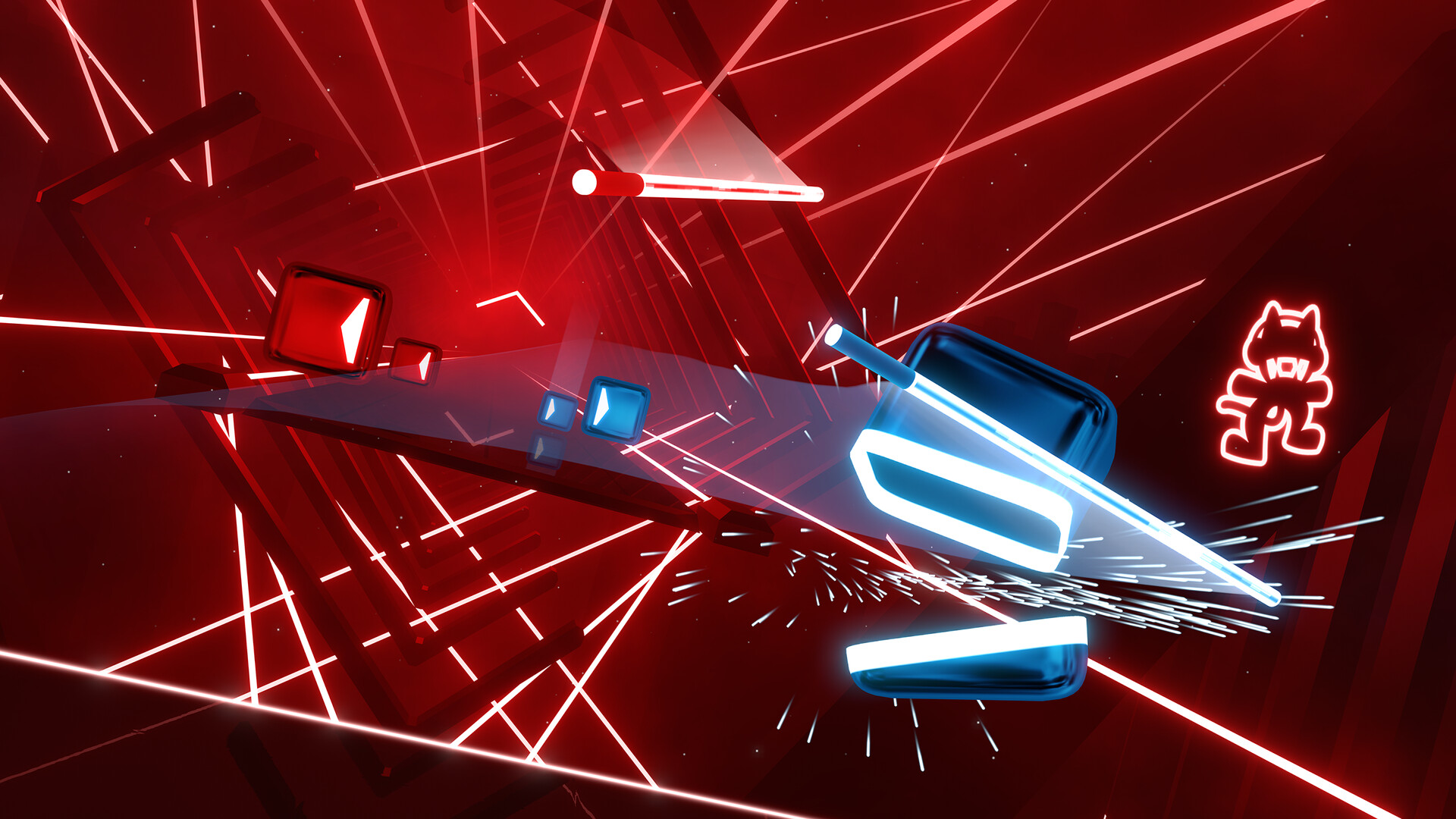 general yqg887 1920×1080 Beat Saber Monstercat video game art screen shot video games