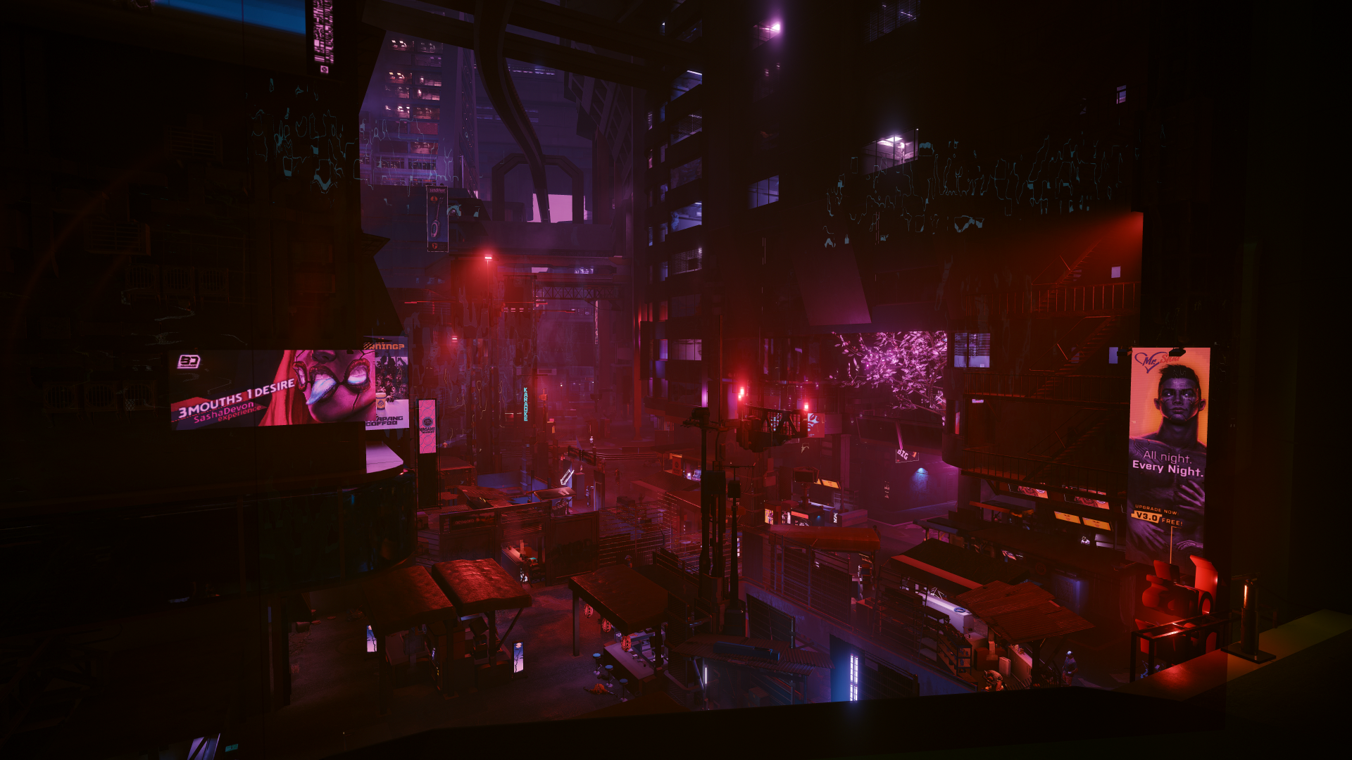 general lyk3pp 1920×1080 Cyberpunk 2077 video game art video games CD Projekt RED Night City (Cyberpunk 2077)