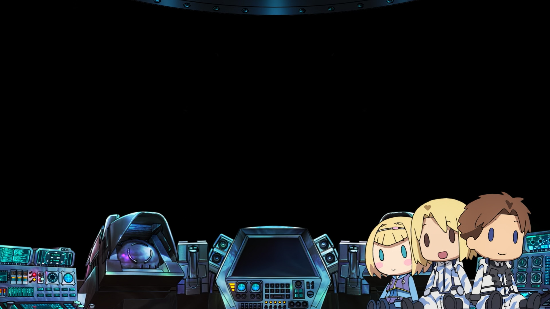 anime gw9pdd 1920×1080 anime Heavy Object Barbotage Qwenthur Milinda Brantini chibi