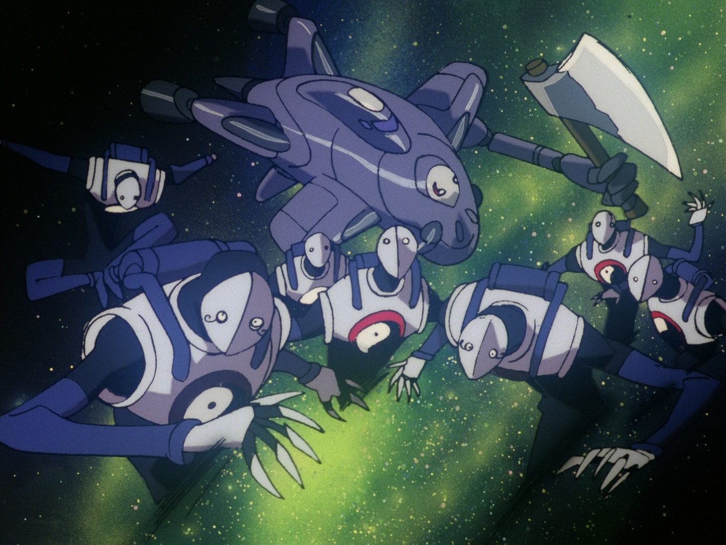 anime rqorp7 1440×1080 Outlaw Star anime Kei Pirate Guild space looking at viewer