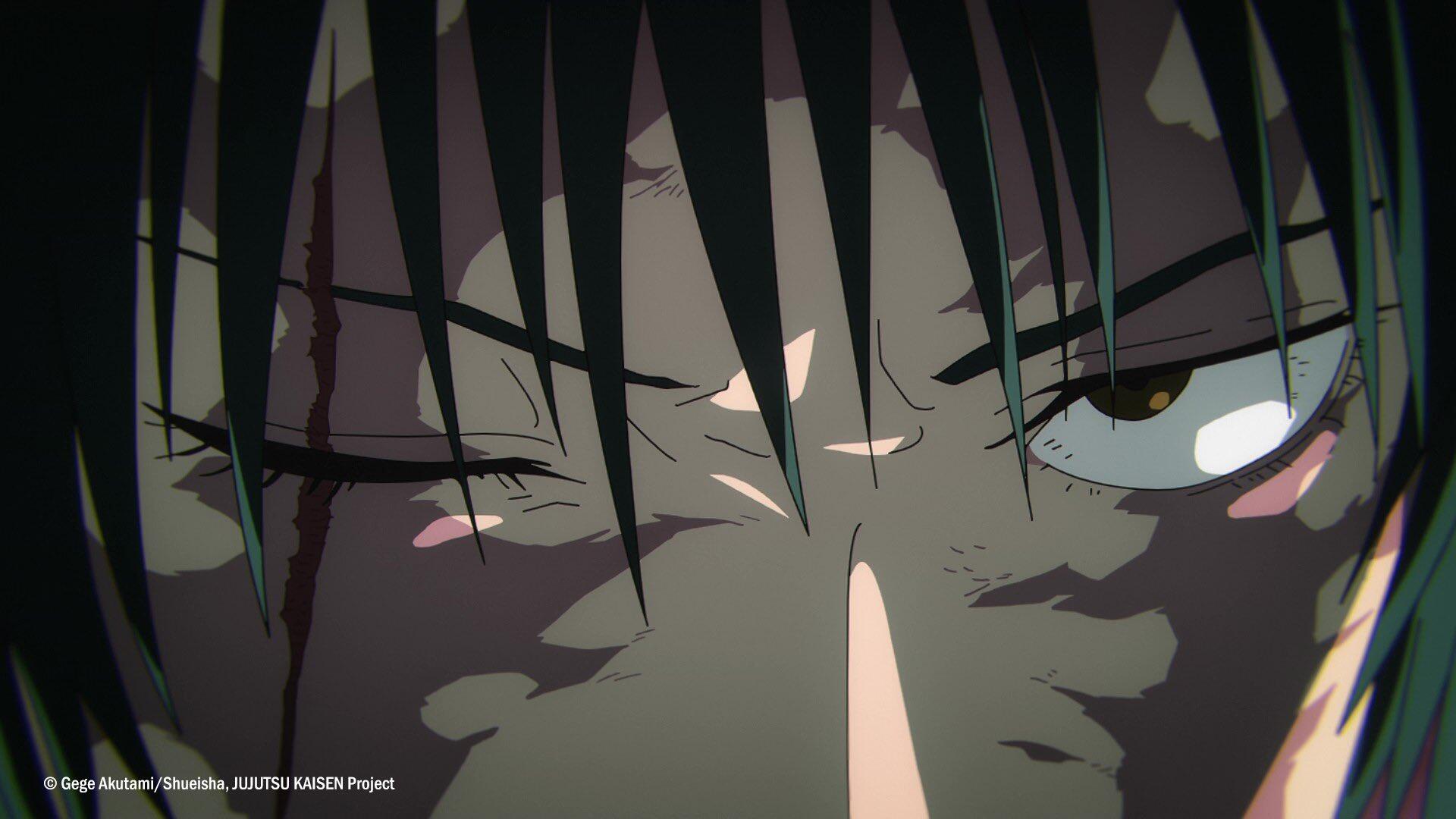 anime rqoq21 1920×1080 Zenin Maki anime girls one eye closed hair on face face