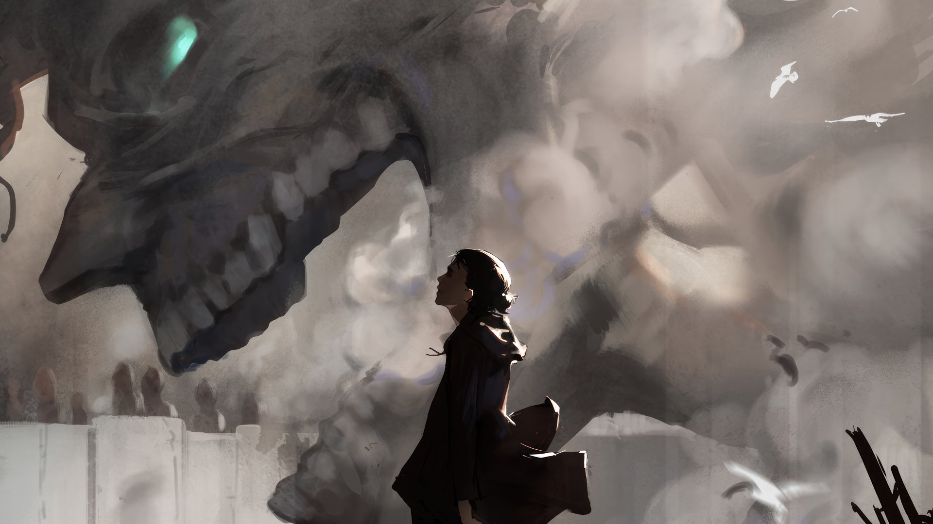 anime xejeld 1920×1080 anime anime boys fan art Shingeki no Kyojin Eren Jeager