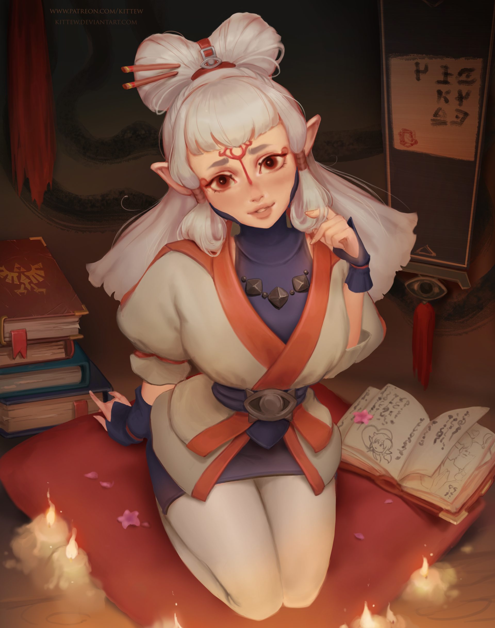 e89d8l 2460×3119 Paya The Legend of Zelda video game girls 2D digital art