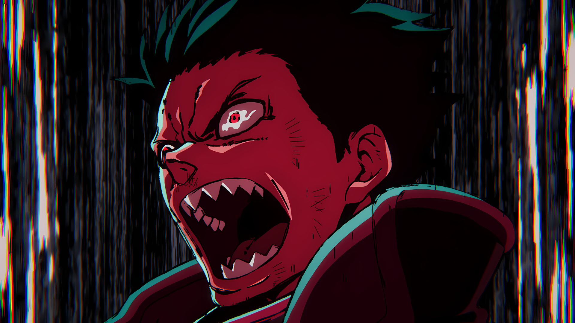 ml183m 3840×2160 Enen no Shouboutai Shinra Kusakabe red eyes anime anime screenshot