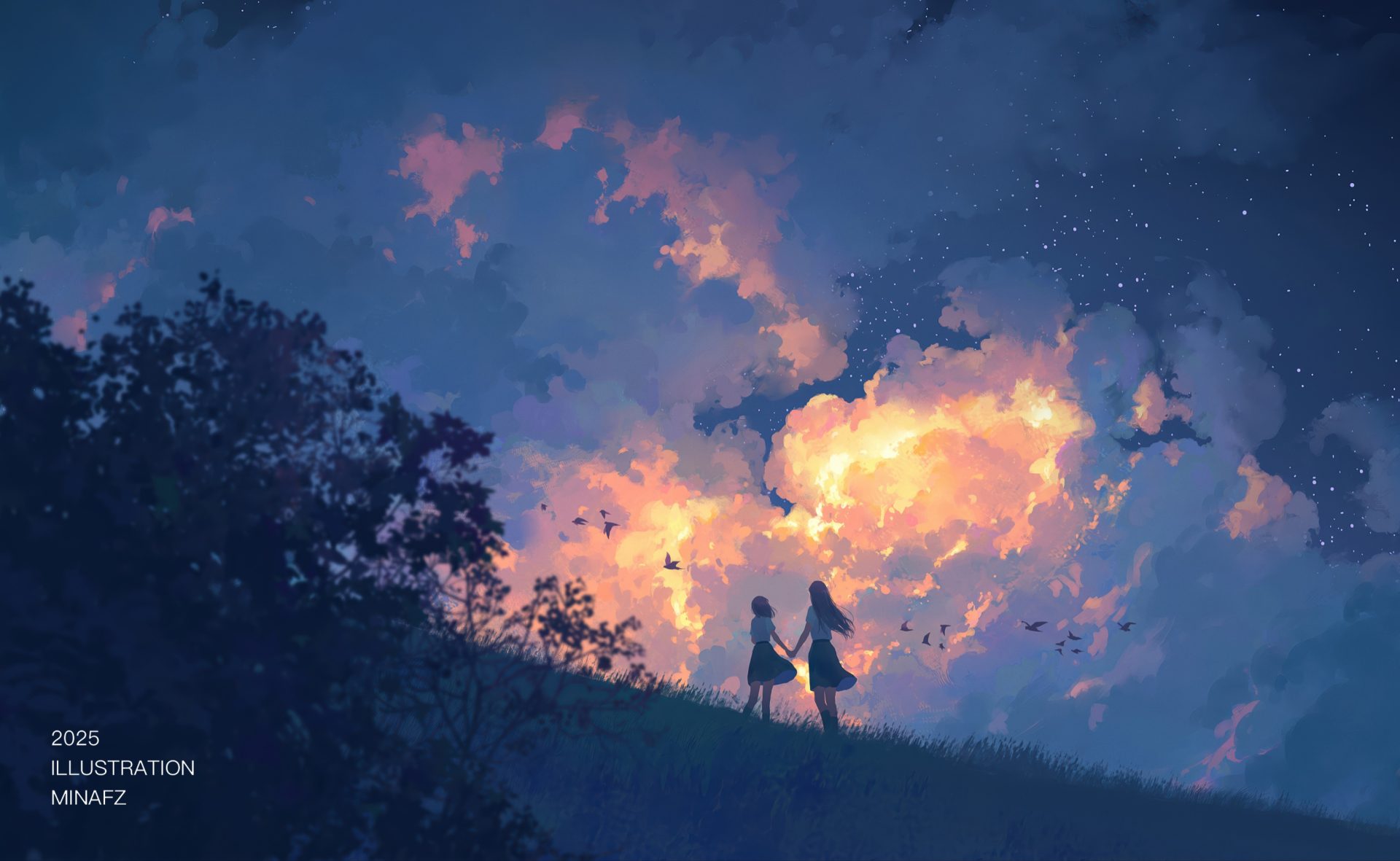 1qd96w 3000×1845 artwork illustration digital art digital painting nature