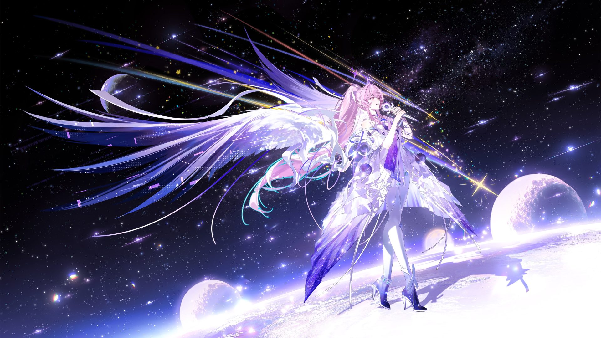 gwqol3 4096×2304 Wuthering Waves Aemeath (Wuthering Waves) anime games anime girls pink hair