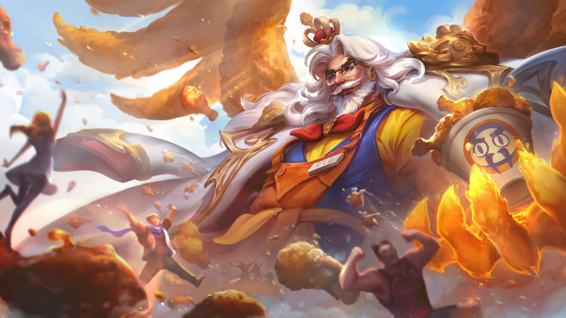 qr315r 7680×4320 April Fools (League of Legends) Swain (League of Legends) League of Legends digital art Riot Games
