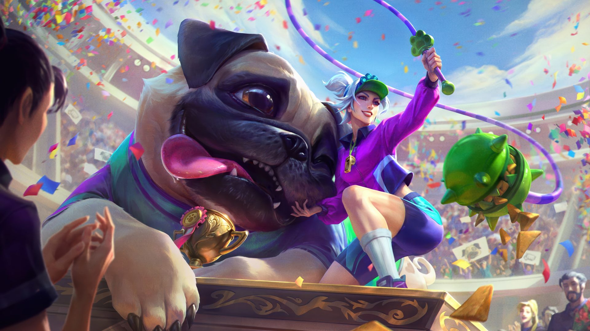 e89jro 7680×4320 April Fools (League of Legends) League of Legends digital art Riot Games GZG