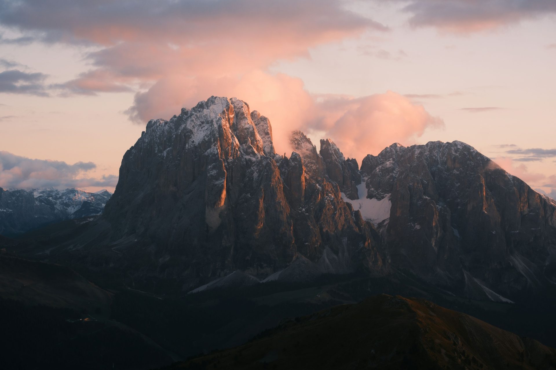 xe7vkl 5000×3333 landscape mountains snow sky clouds