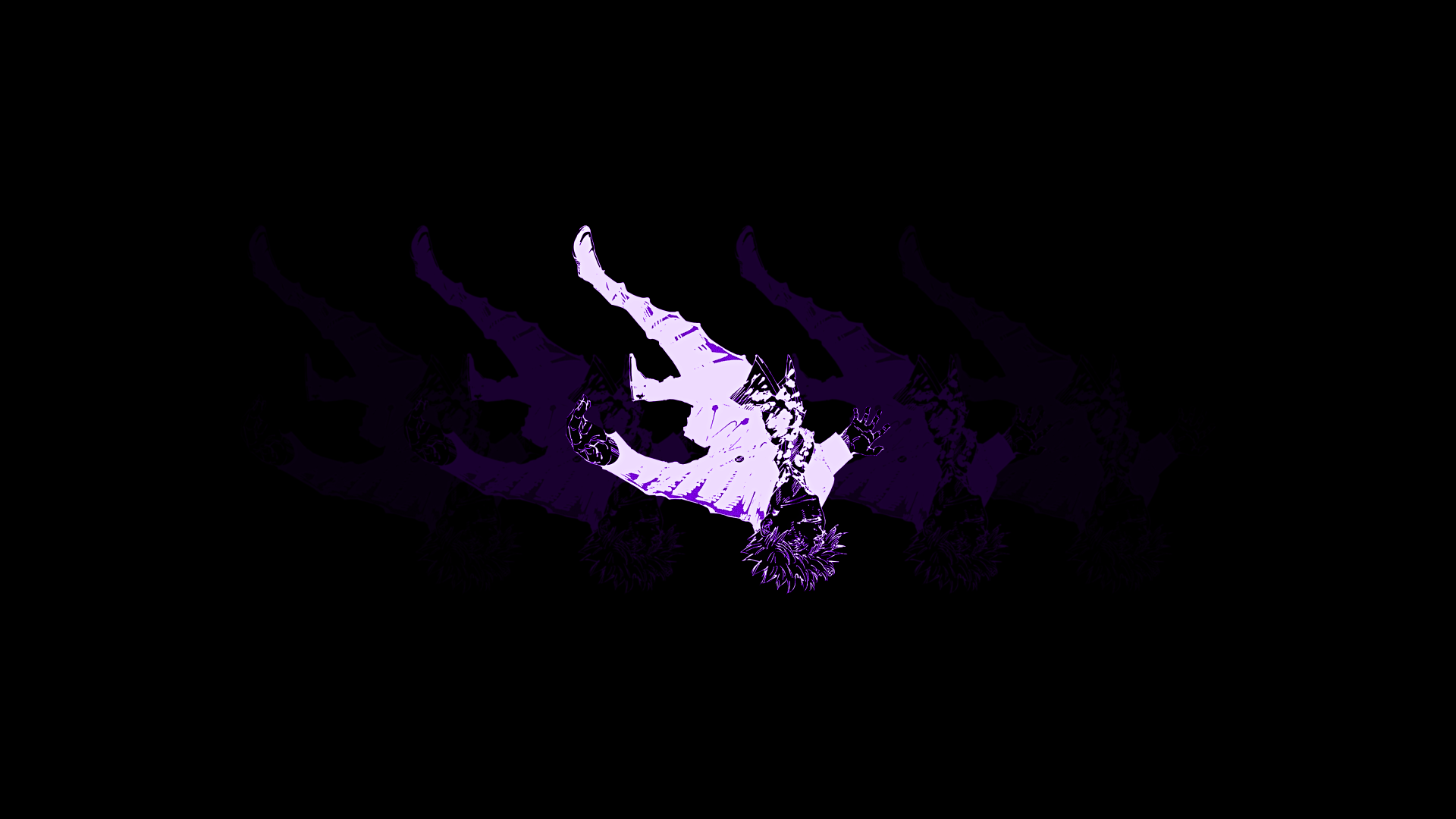 w562m6 3840×2160 Satoru Gojo Jujutsu Kaisen minimalism purple simple background
