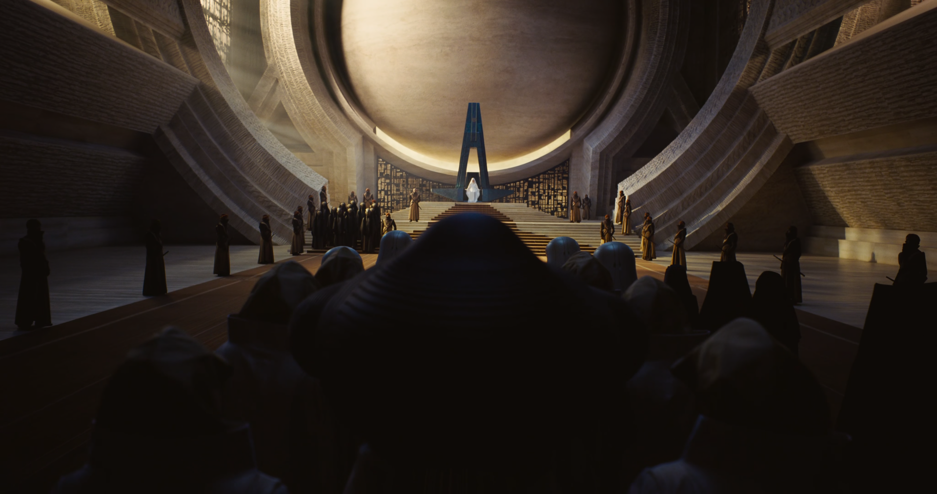 zpqlzw 4096×2160 Dune (movie) Denis Villeneuve temple centered Alia Atreides