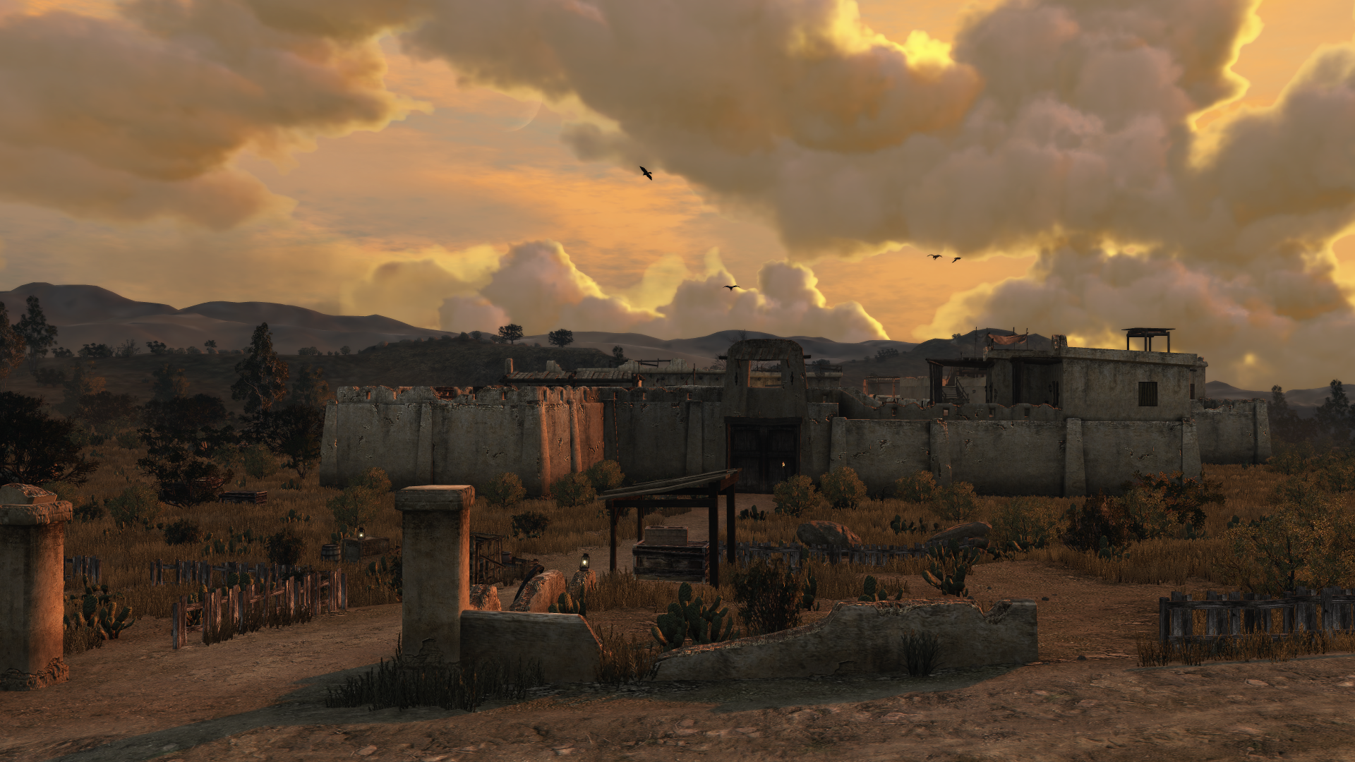 powrge 3840×2160 Red Dead Redemption video game art screen shot scenery