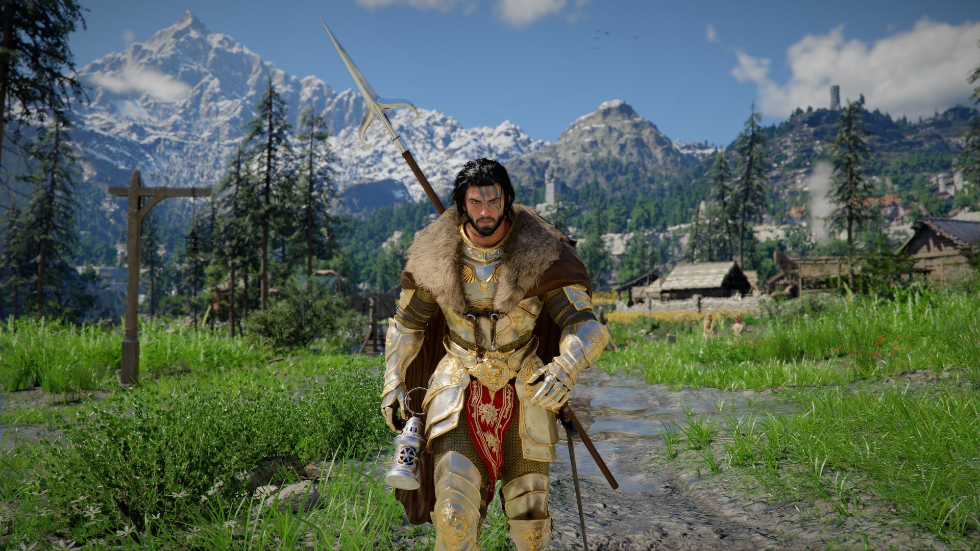 3qwx76 2560×1440 Crimson Desert video game characters digital art video games men