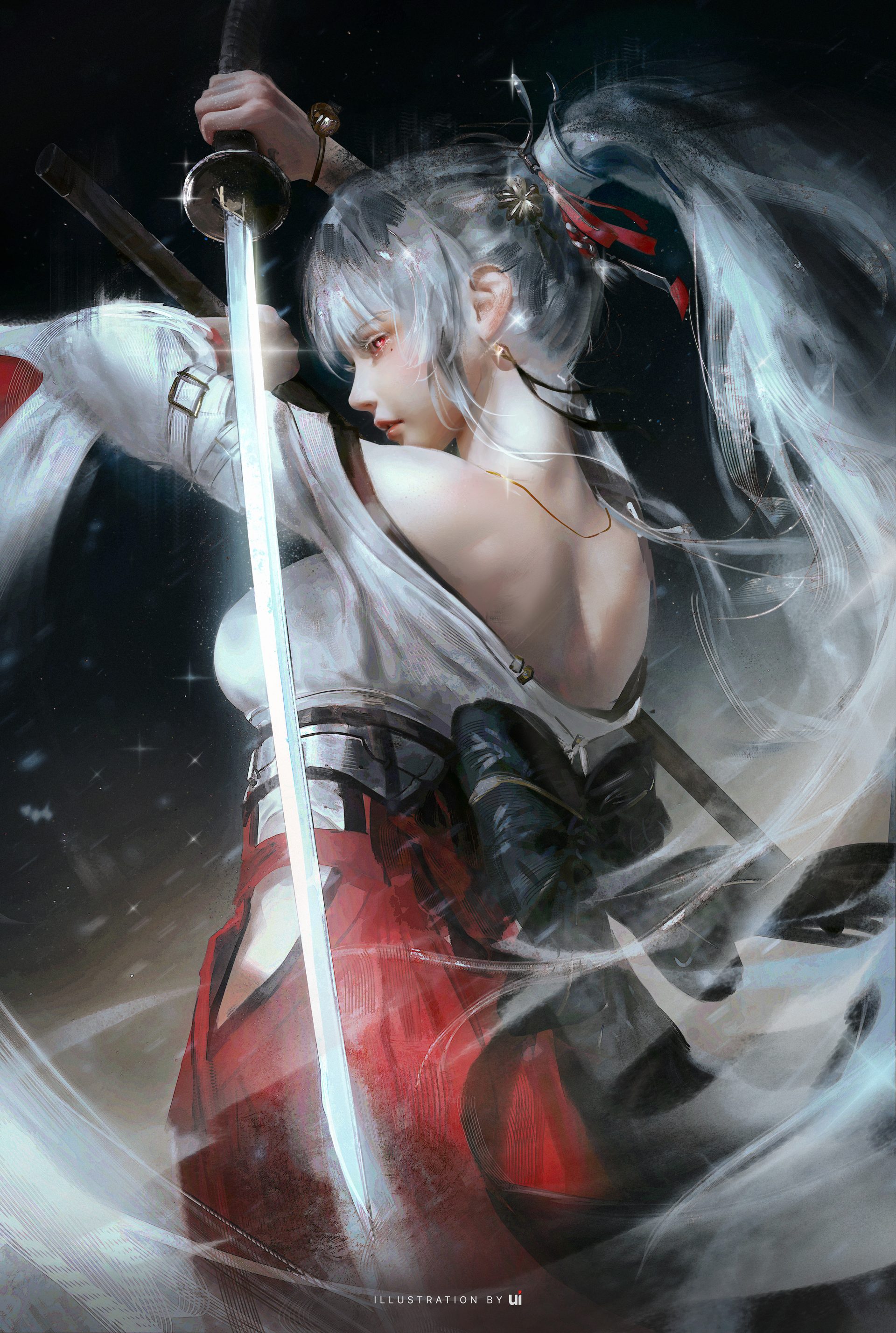 7j1dlv 2754×4096 anime girls anime Wuthering Waves Hiyuki (Wuthering Waves) Ui_uiiiiiiiii