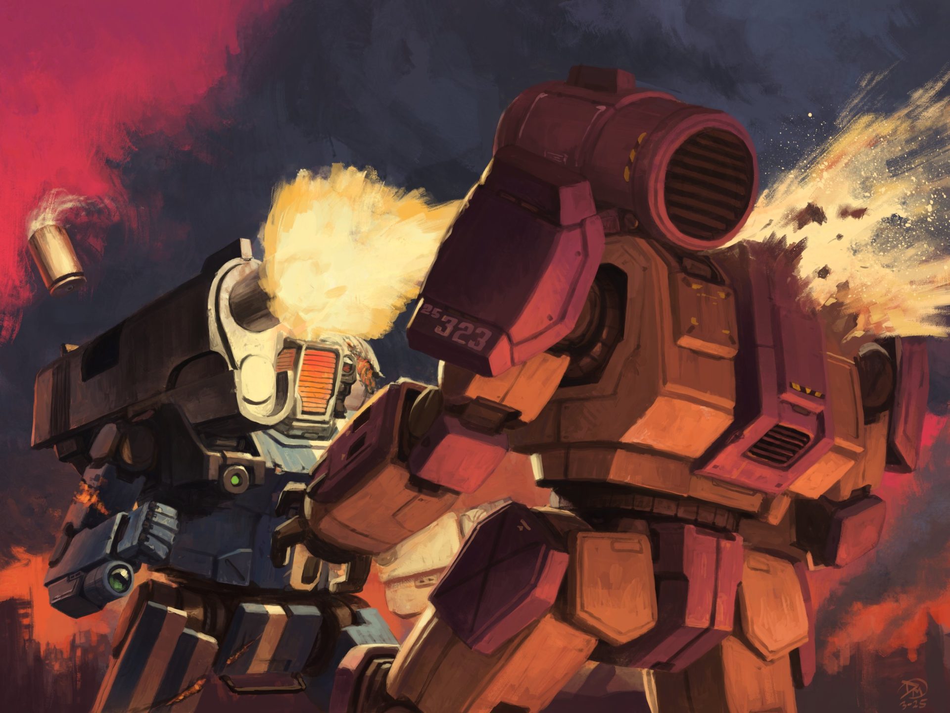general 7jw683 2533×1900 science fiction Battletech mechs Battlemechs hunchback
