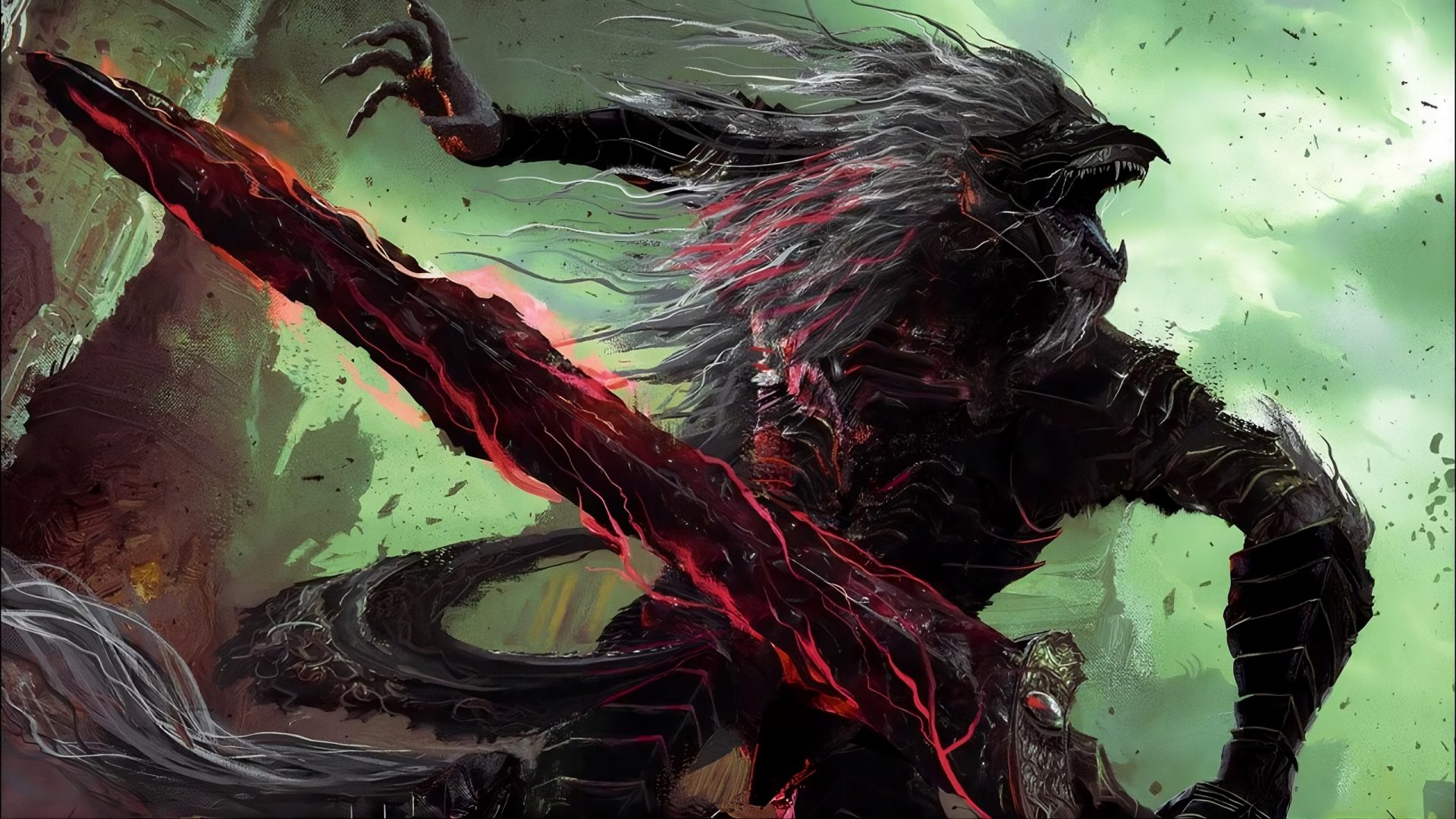 general jek8rq 2560×1440 Maliketh Elden Ring FromSoftware Nino Is. open mouth