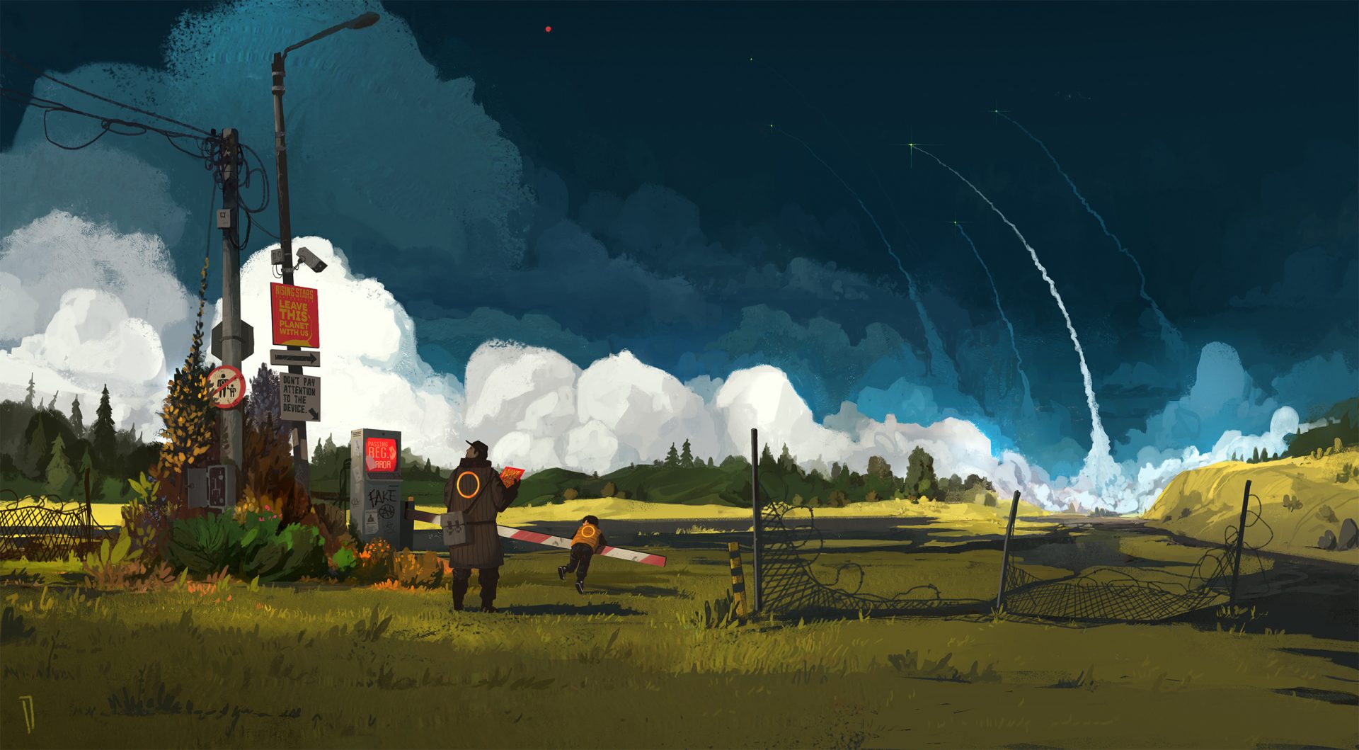 general qrgdzq 2500×1379 Ismail Inceoglu digital art artwork illustration digital painting