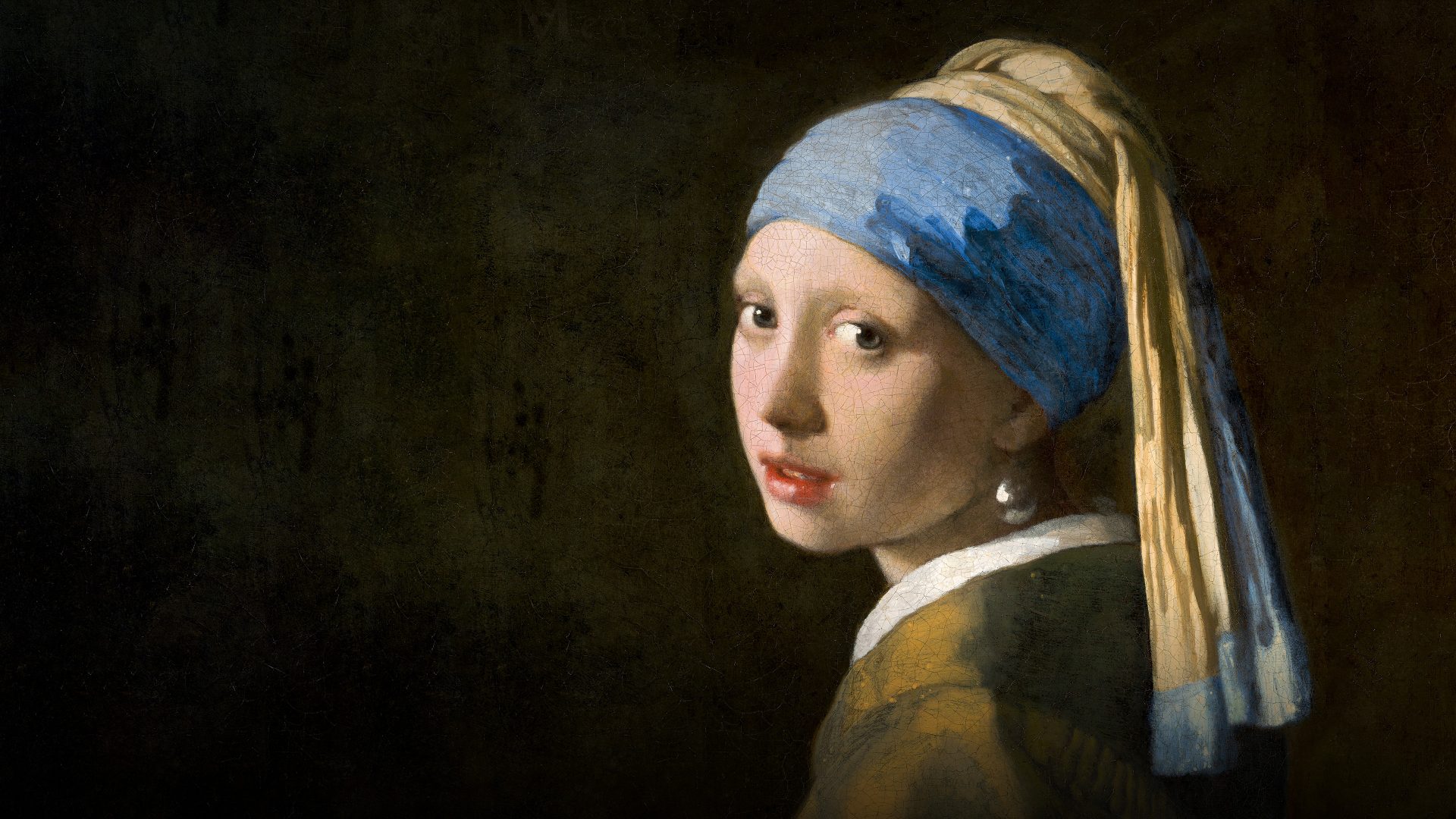 general d8egyo 3840×2160 artwork dimned pearl earrings Johannes Vermeer