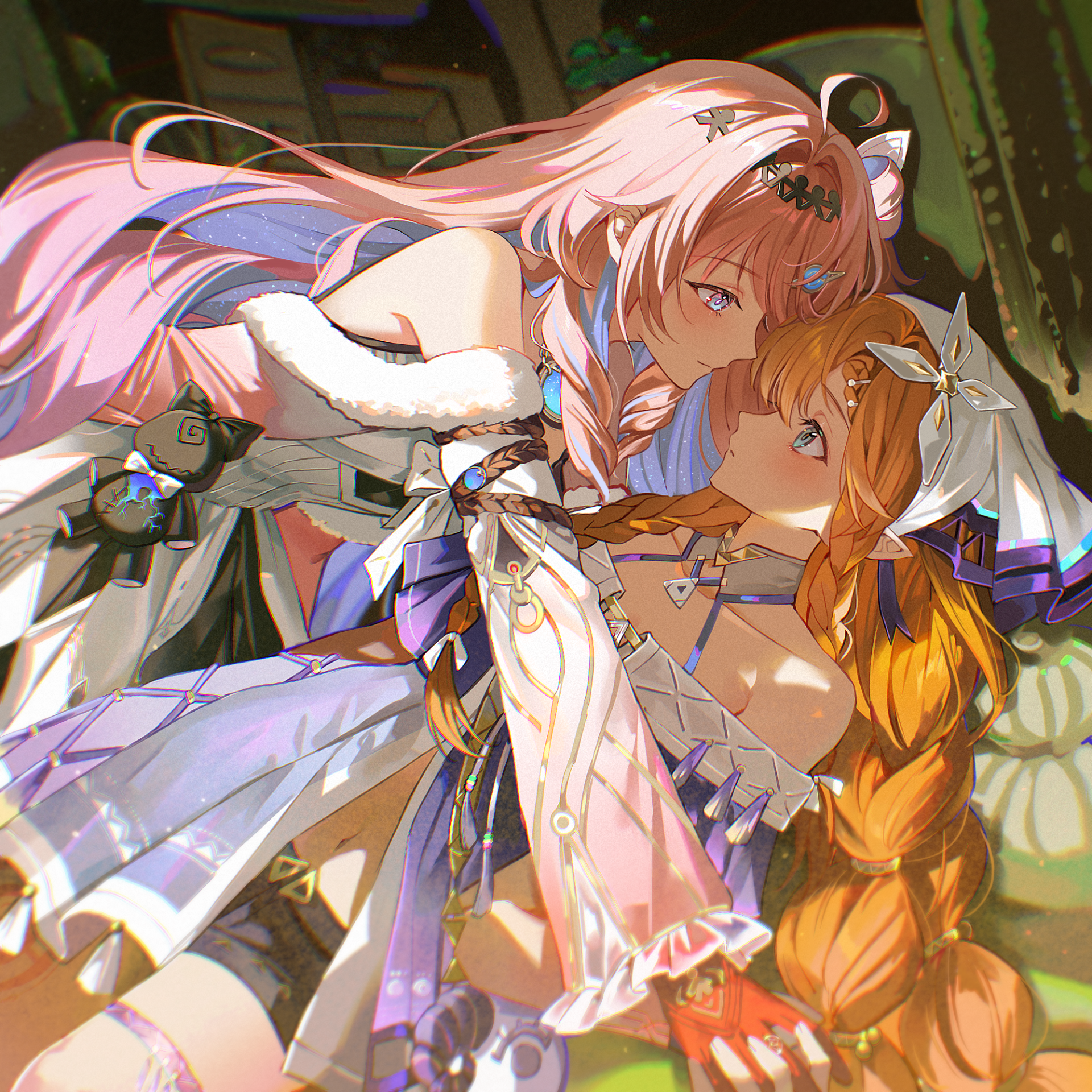 anime w5lyv6 2000×2000 Wuthering Waves Denia (Wuthering Waves) Sigrika (Wuthering Waves) pong__o0 two women