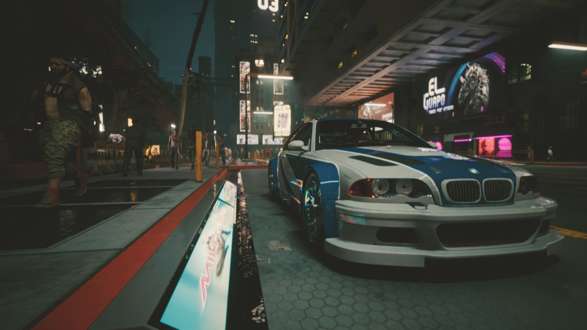 general jek3pp 2560×1440 car cyberpunk Cyberpunk 2077 BMW M3 GTR