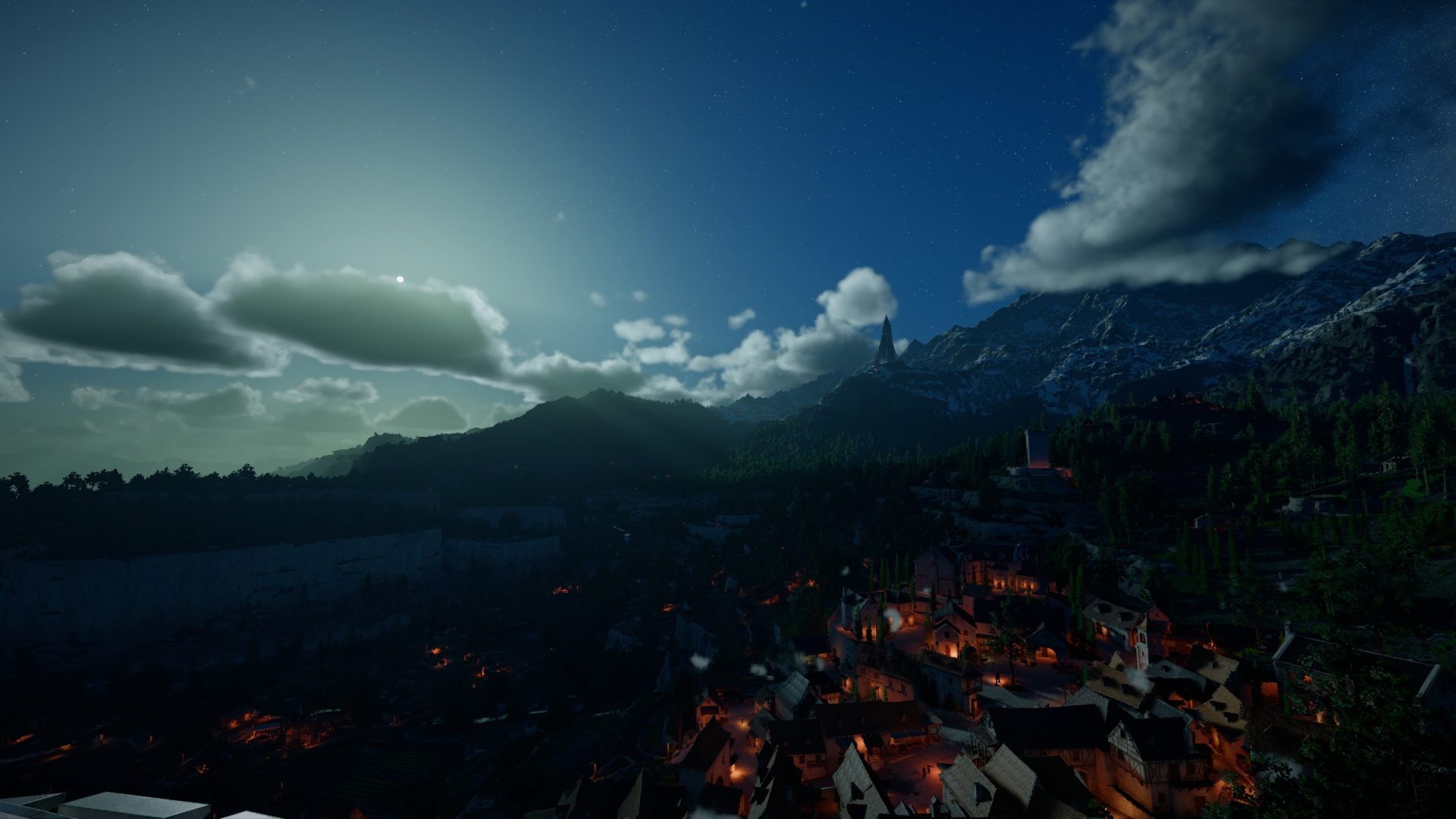 general 1qxpo9 2560×1440 Crimson Desert video game art landscape screen shot moonlight