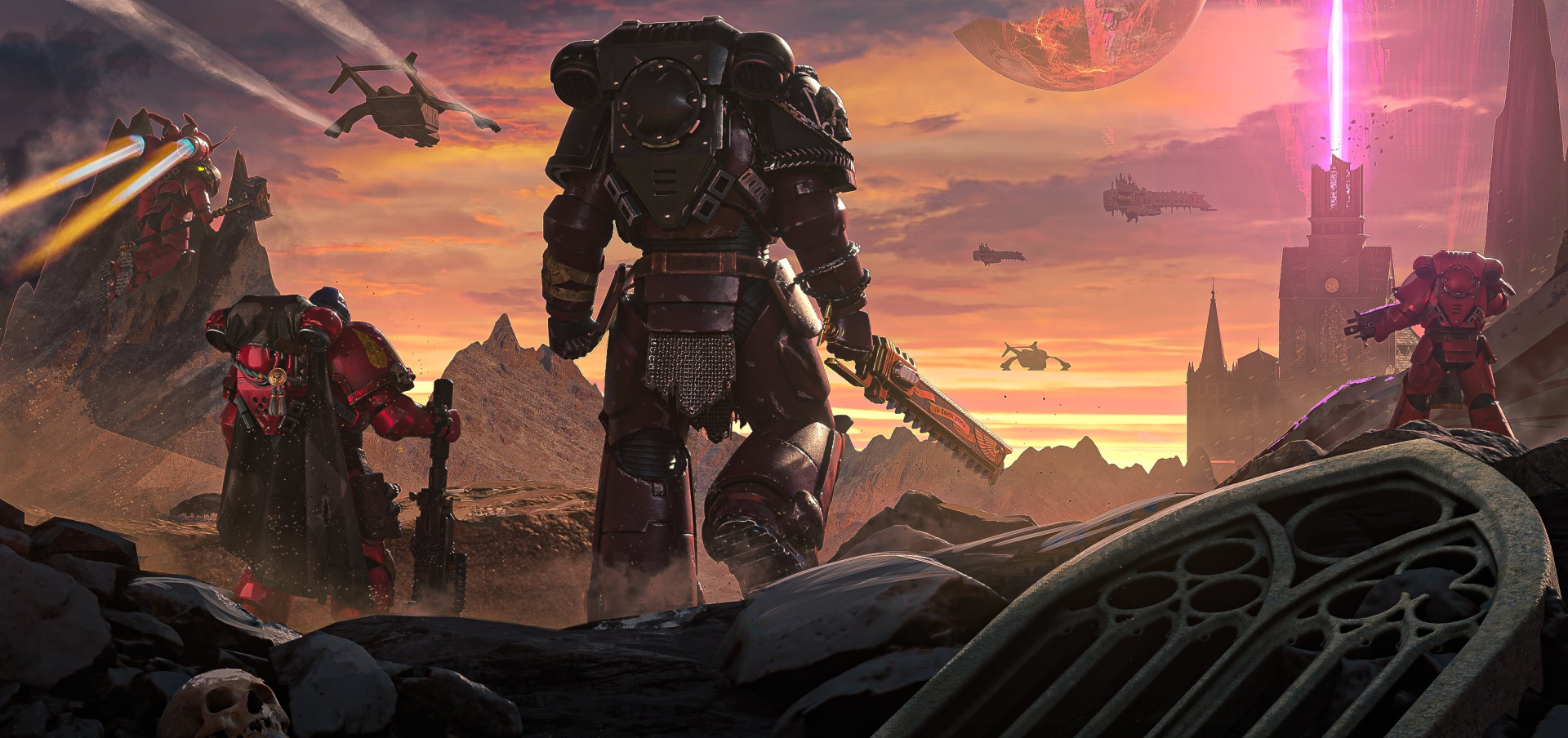 general 8gd5d1 2819×1327 ItIsJustLu science fiction Warhammer 40 000 sky