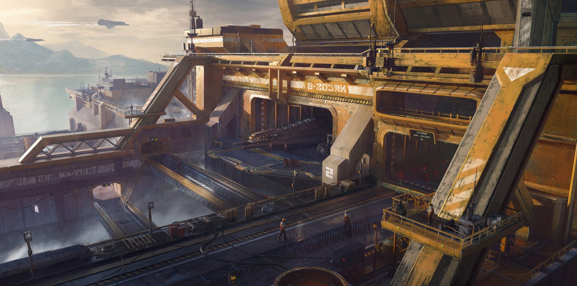 general jekeyy 3840×1907 Reuben Lane digital art artwork illustration digital painting