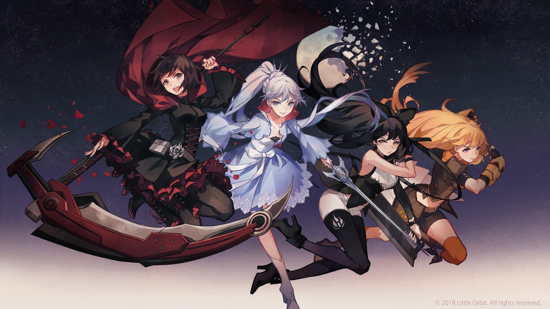 anime e8e8wr 3840×2160 RWBY Weiss Schnee Yang Xiao Long Ruby Rose (RWBY) Blake Belladonna