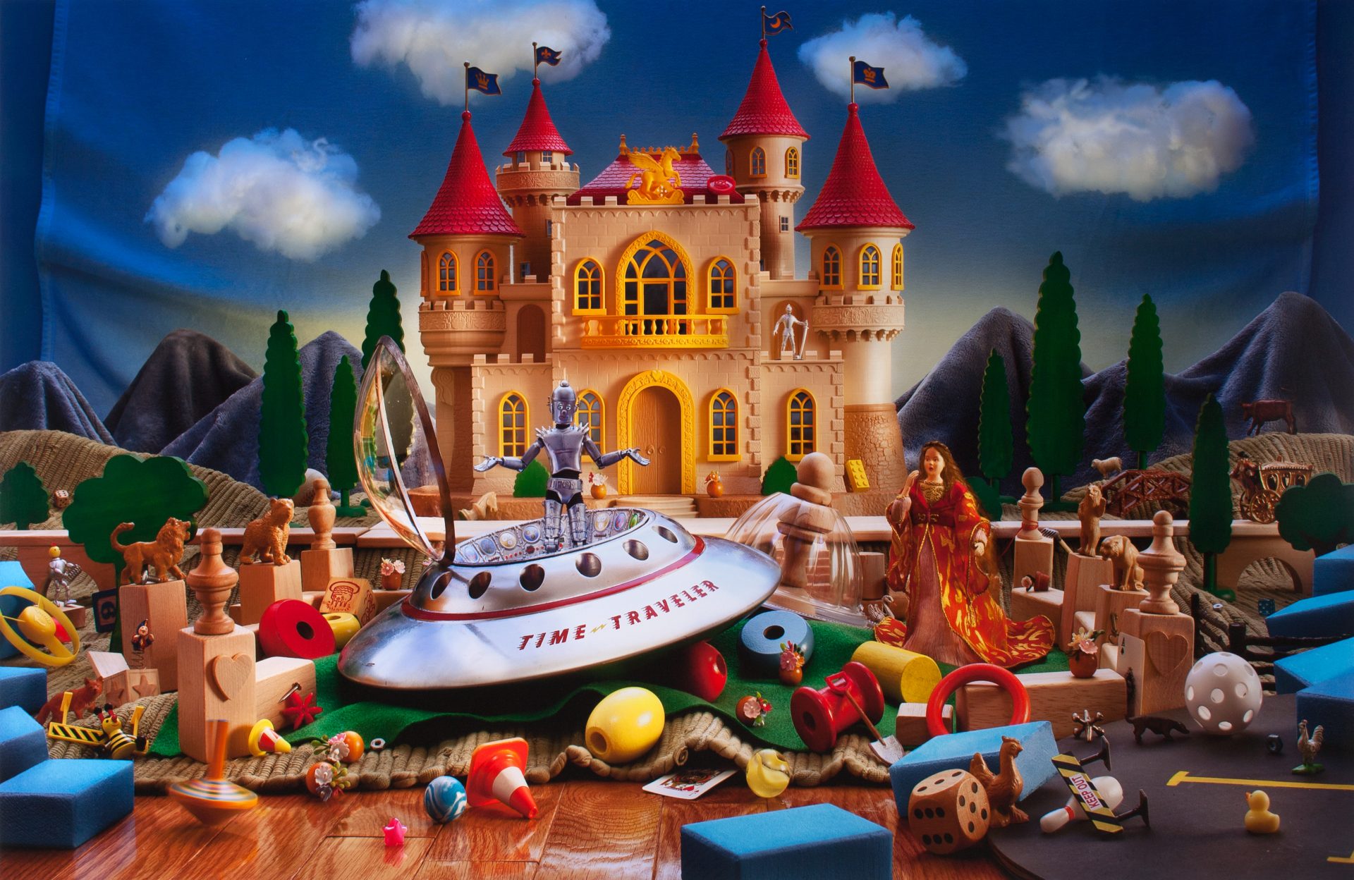 general lykyyq 4200×2729 Walter Wick toys miniatures castle UFO