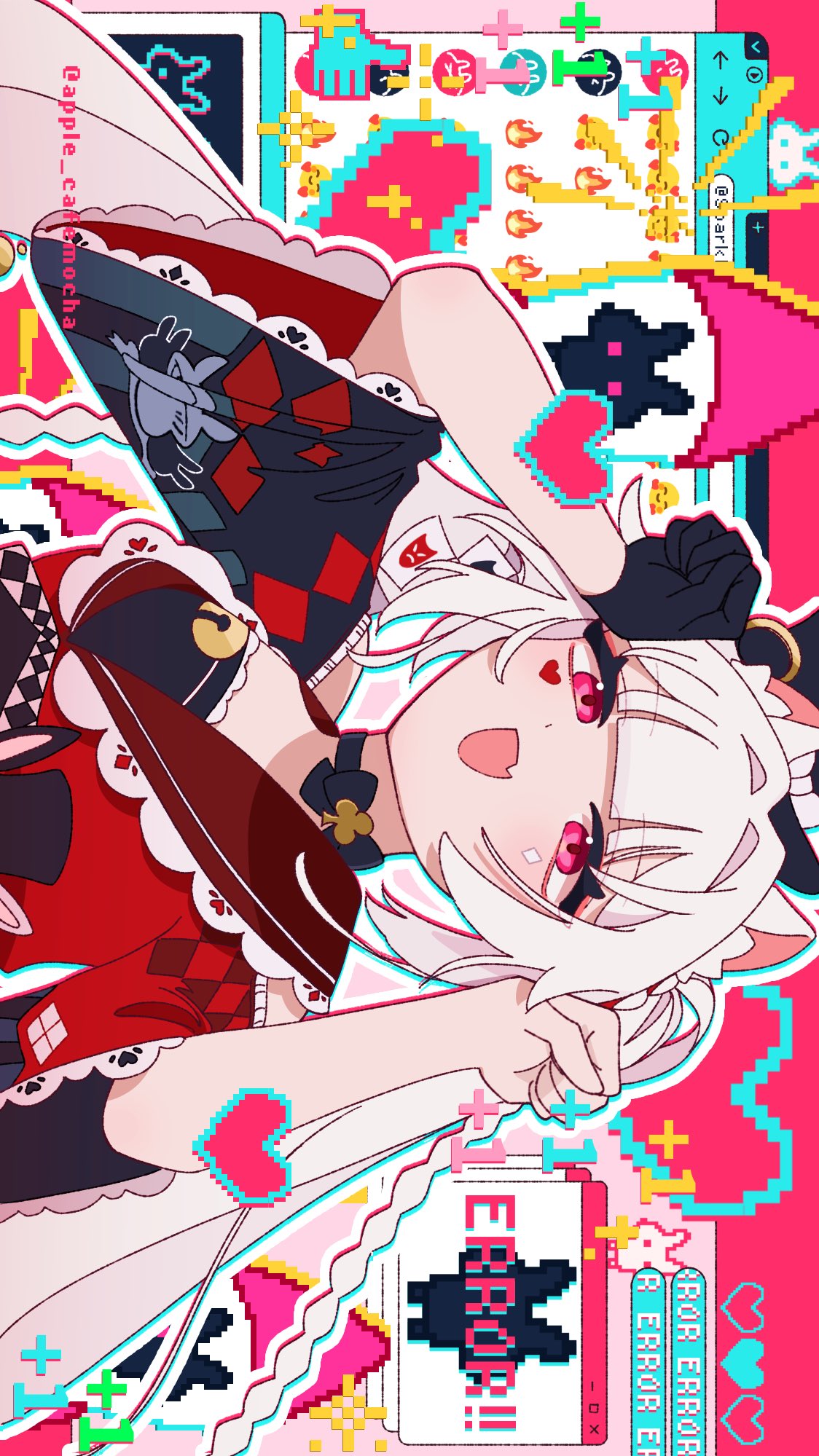 vpoje3 1124×1999 Sparxie (Honkai: Star Rail) Honkai: Star Rail smiling apple_cafemocha bangs