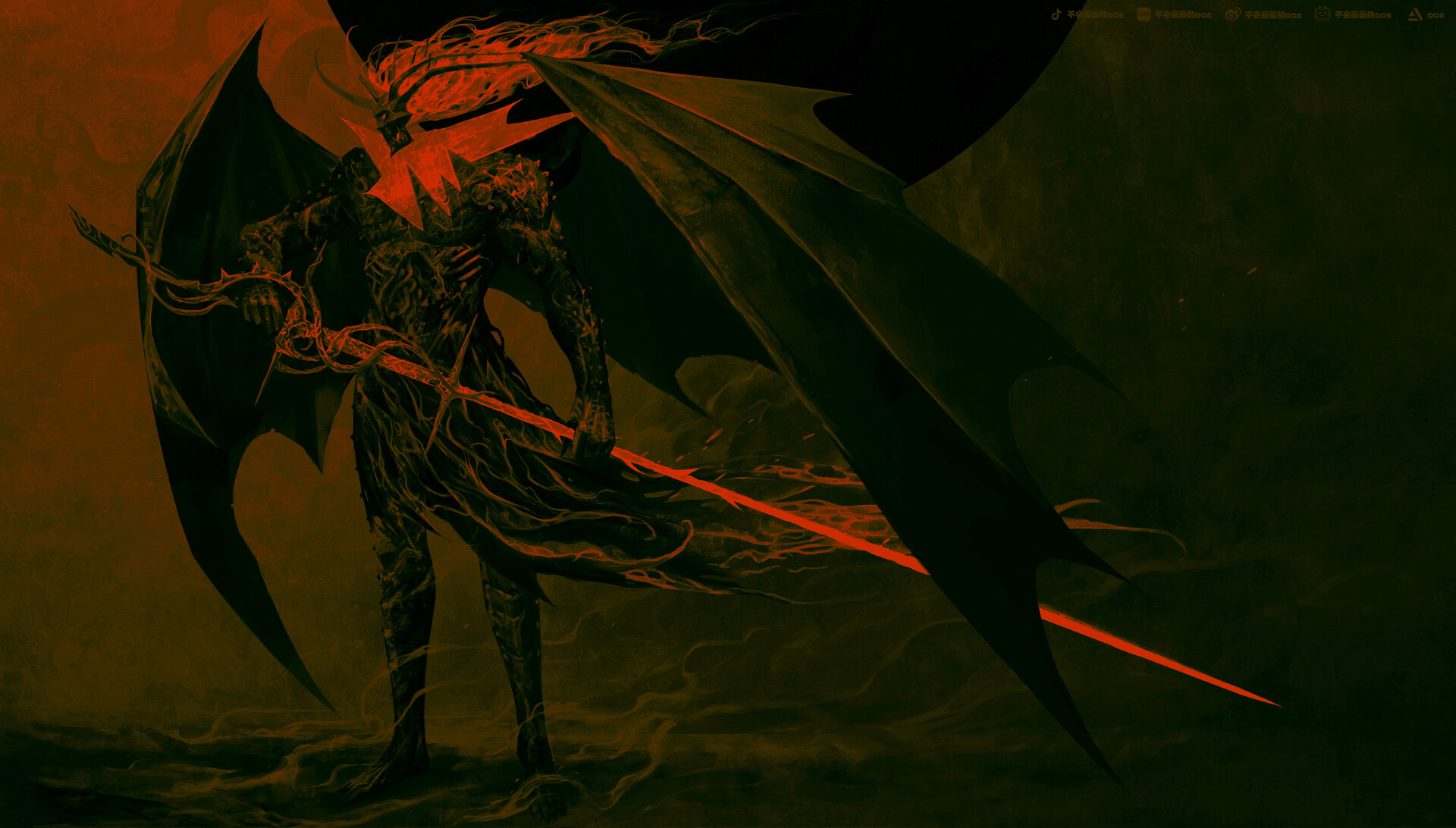 poweqm 1920×1092 DON (artist) digital art fantasy art traditional art video game art