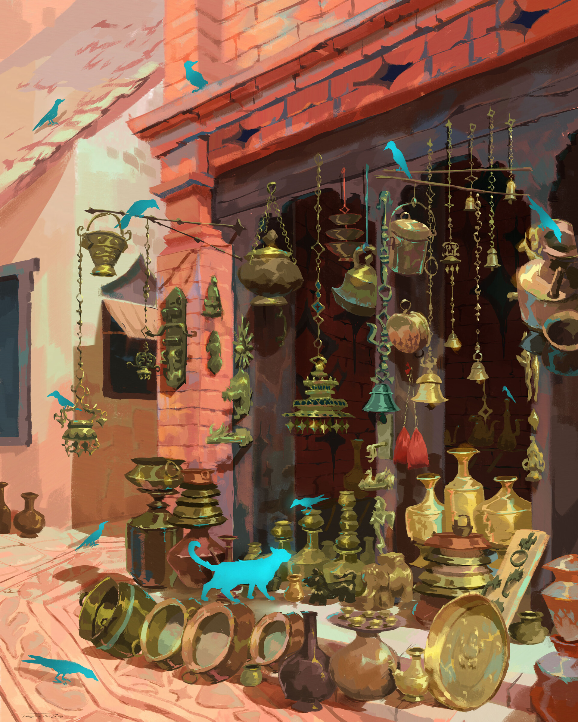 gwqyo7 1920×2400 Thomas Fernandes digital art fantasy art illustration sketches