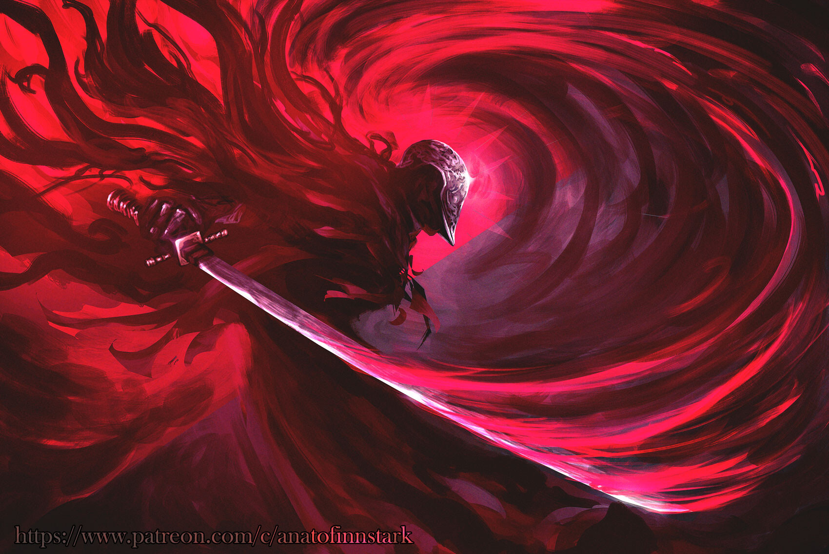 e895kw 1700×1136 Anato Finnstark digital art illustration watermarked sword