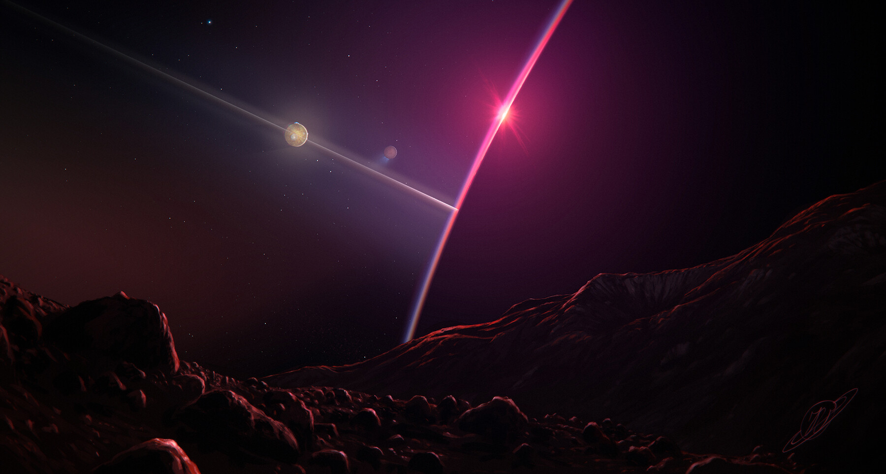 ml1771 1800×962 Justinas Vitkus space planet Moon stars