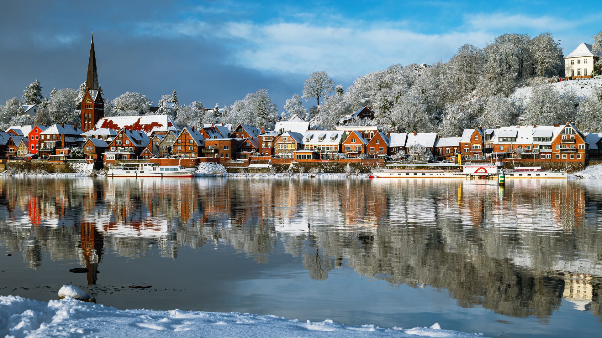 w567xx 5120×2880 Gerolf Kunde nature landscape trees snow